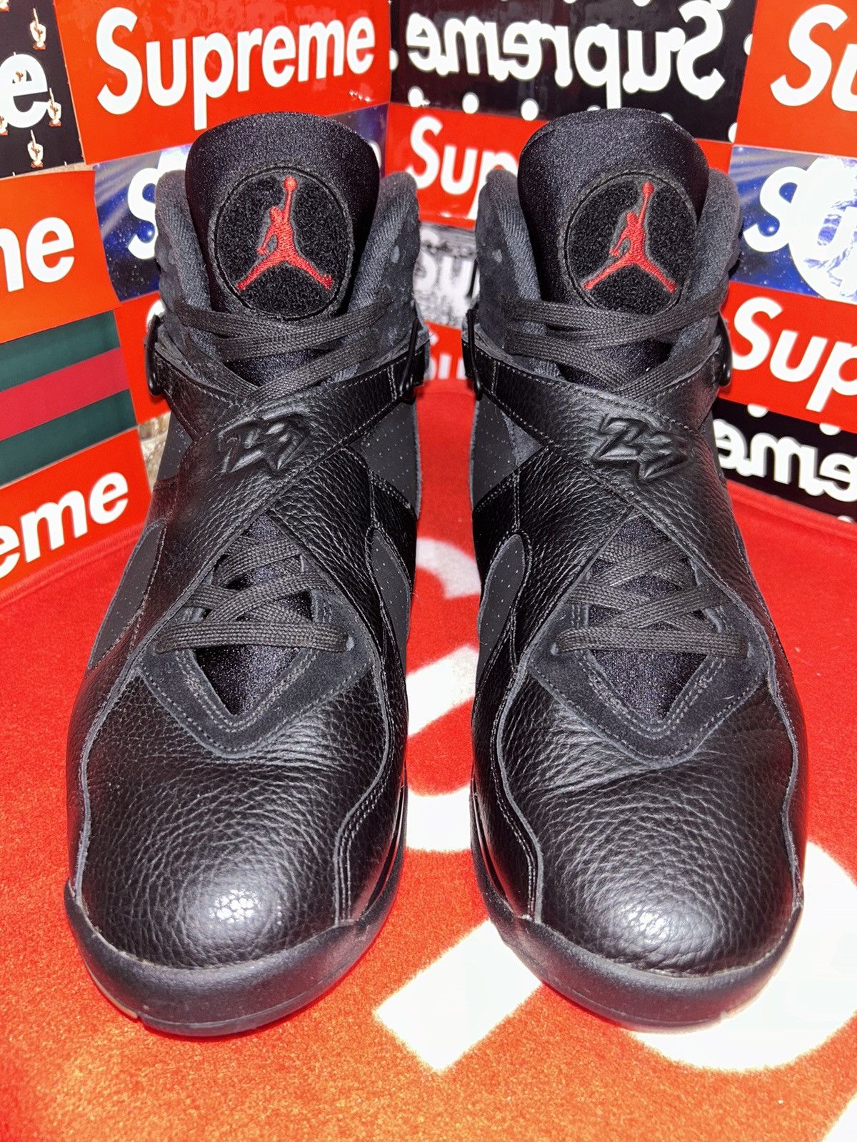 Nike Jordan 8 Retro ‘OVO Black’ AA1239-045 size 13 Size US 13 / EU 46 - 2 Thumbnail