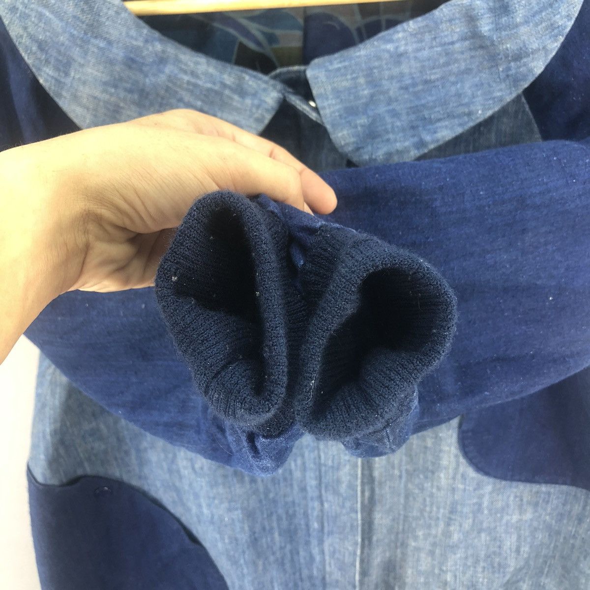 Japanese Brand Vintage Rework Custom Denim Zipper Jacket Size US M / EU 48-50 / 2 - 13 Thumbnail