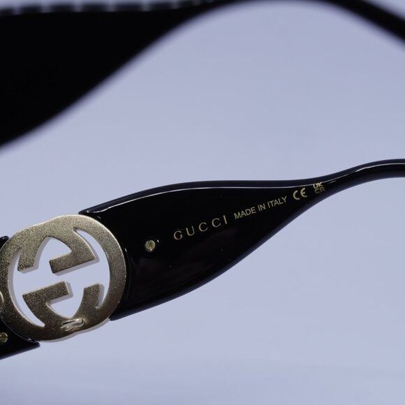 Gucci Gucci GG1022S 001 Sunglasses Black Square Frame, Grey Lenses Size ONE SIZE - 8 Thumbnail