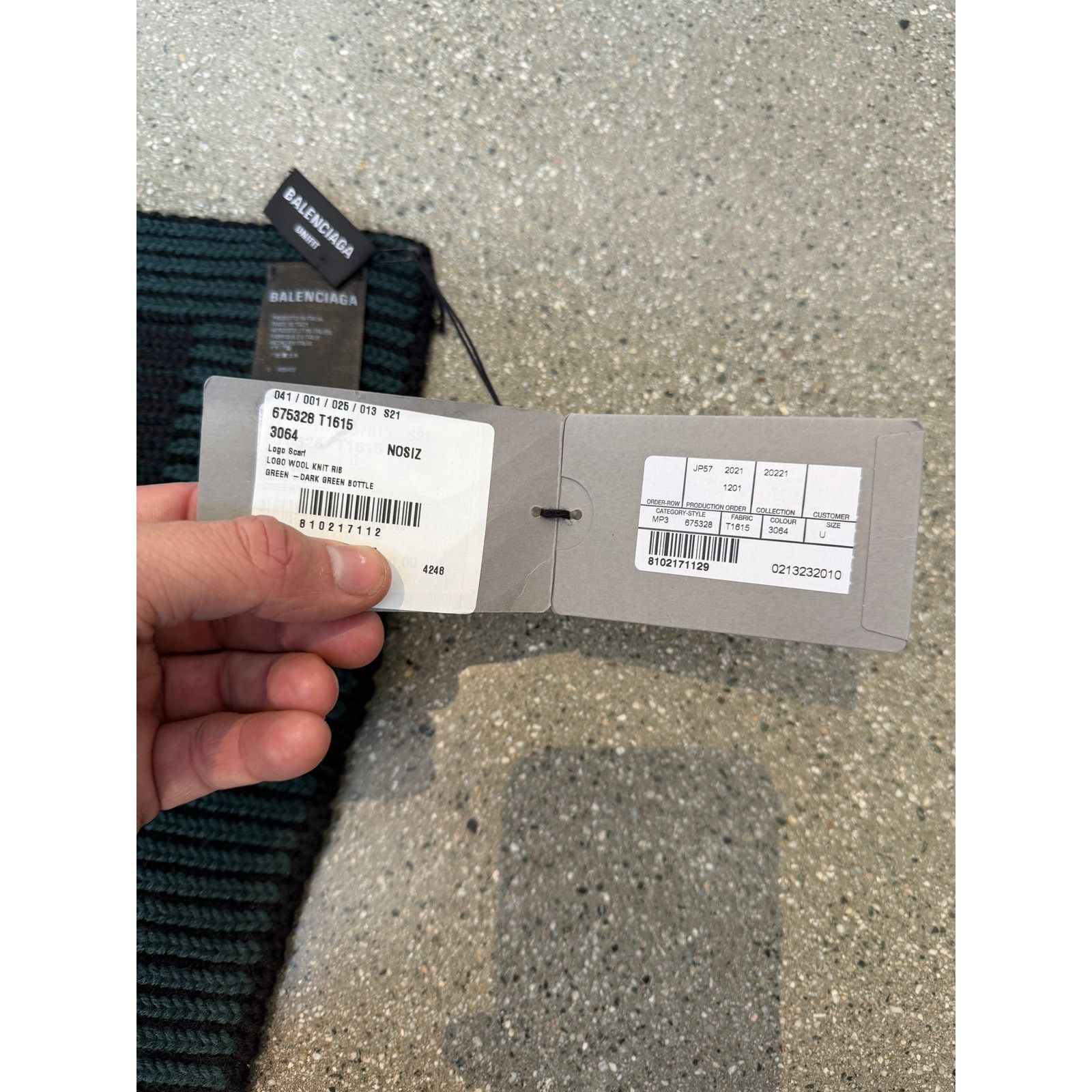 Balenciaga Balenciaga Logo-Jacquard Wool Scarf Size ONE SIZE - 7 Thumbnail
