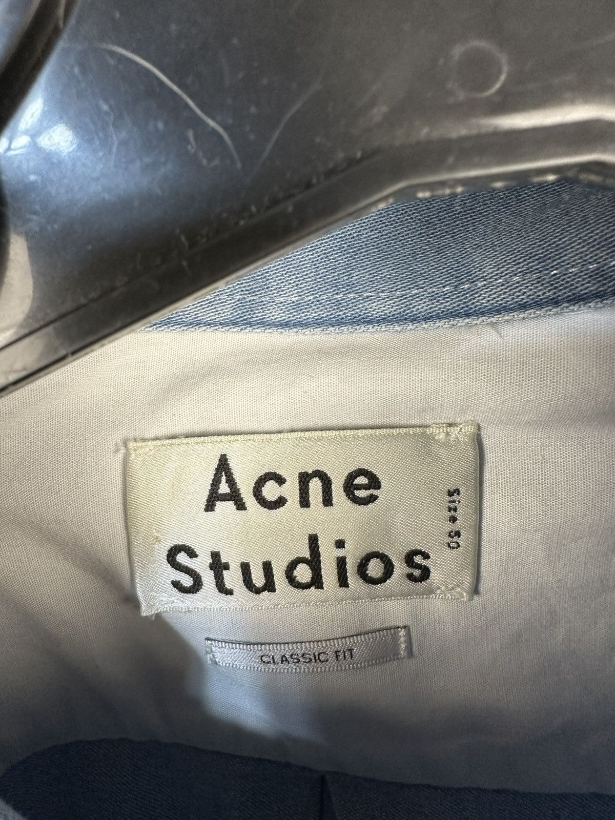 Acne Studios Acne Studios Classic Fit Denim Shirts Size US M / EU 48-50 / 2 - 6 Thumbnail