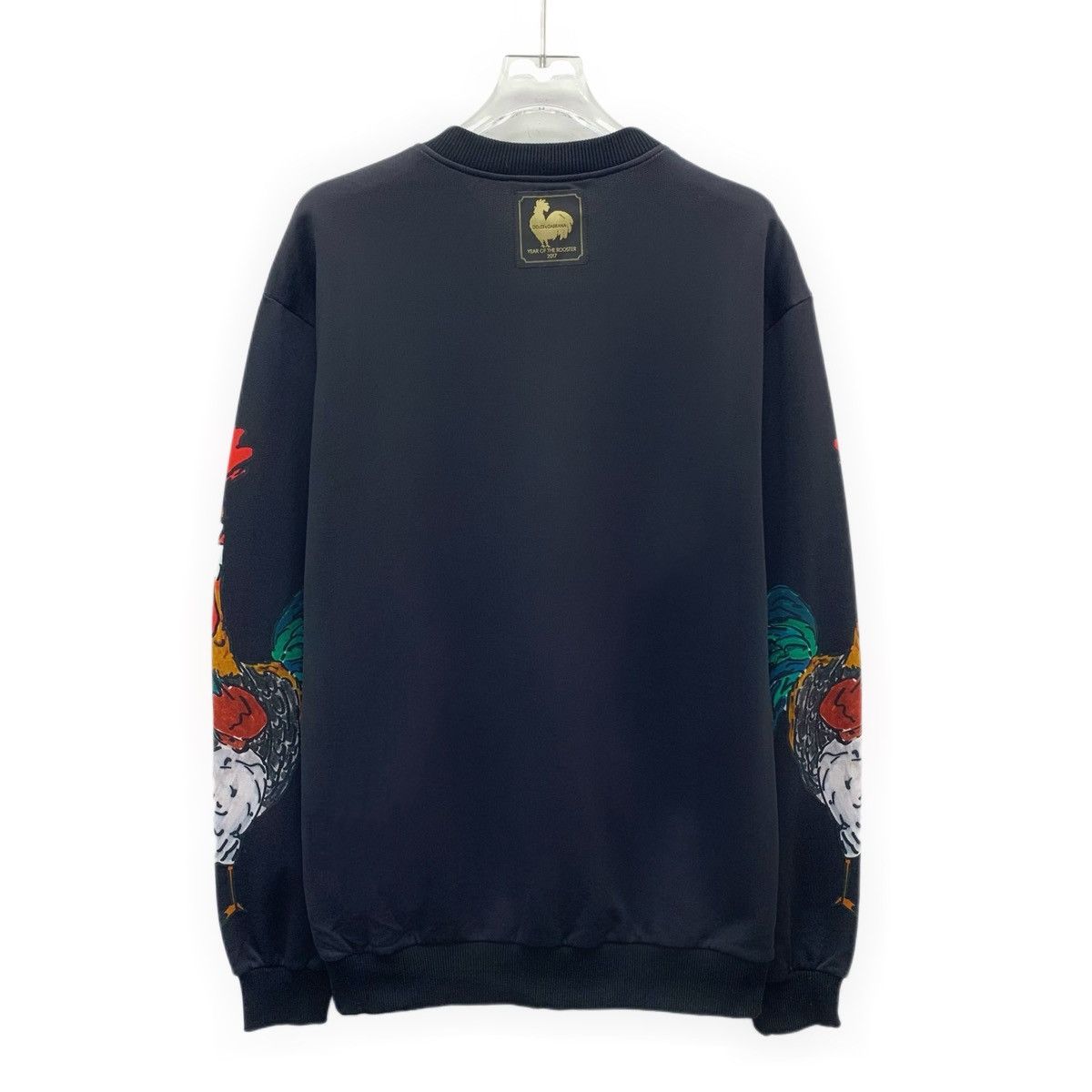 Dolce & Gabbana Dolce & Gabbana Rooster Printed Long Sleeve Sweatshirt K26WX Size US M / EU 48-50 / 2 - 2 Thumbnail