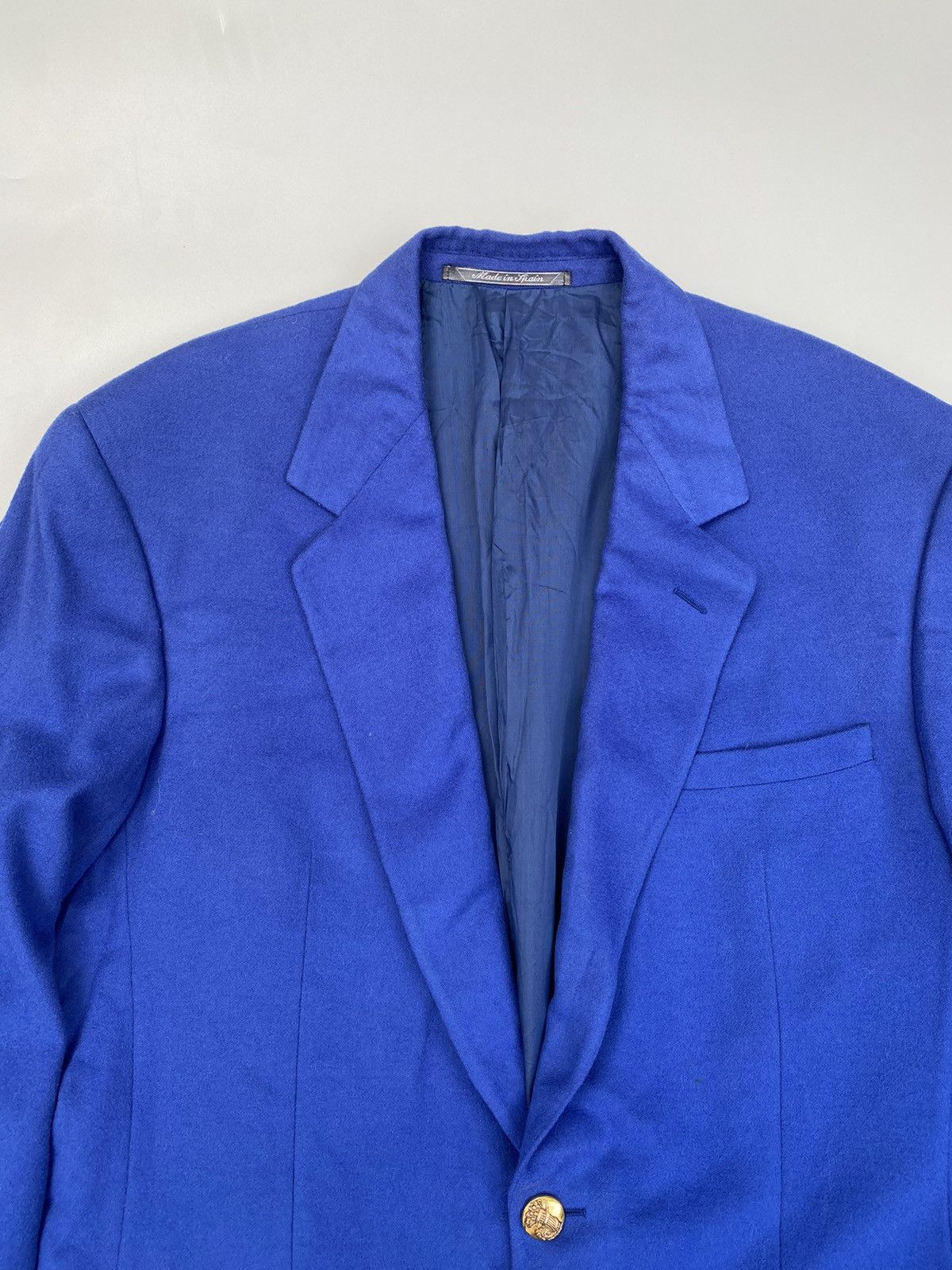 Versace × Vintage 90s Versace Istante Wool Blazer Size US L / EU 52-54 / 3 - 6 Thumbnail