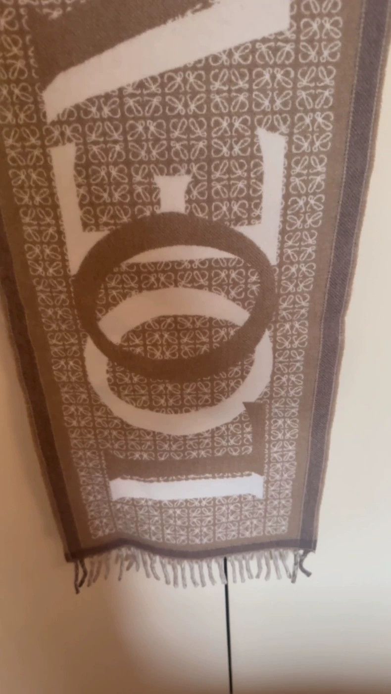 Loewe LOEWE Cashmere letters love scarf Size ONE SIZE - 1 Thumbnail