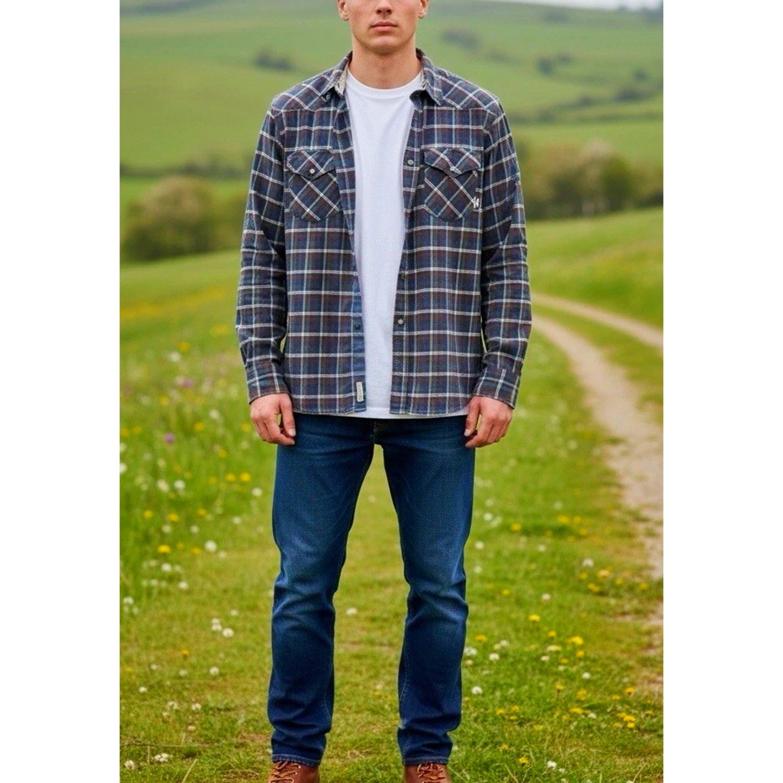 Vans Vans Men Plaid Shirt L Grunge Skater Y2K Anthony Van Engelen Size US L / EU 52-54 / 3 - 2 Thumbnail