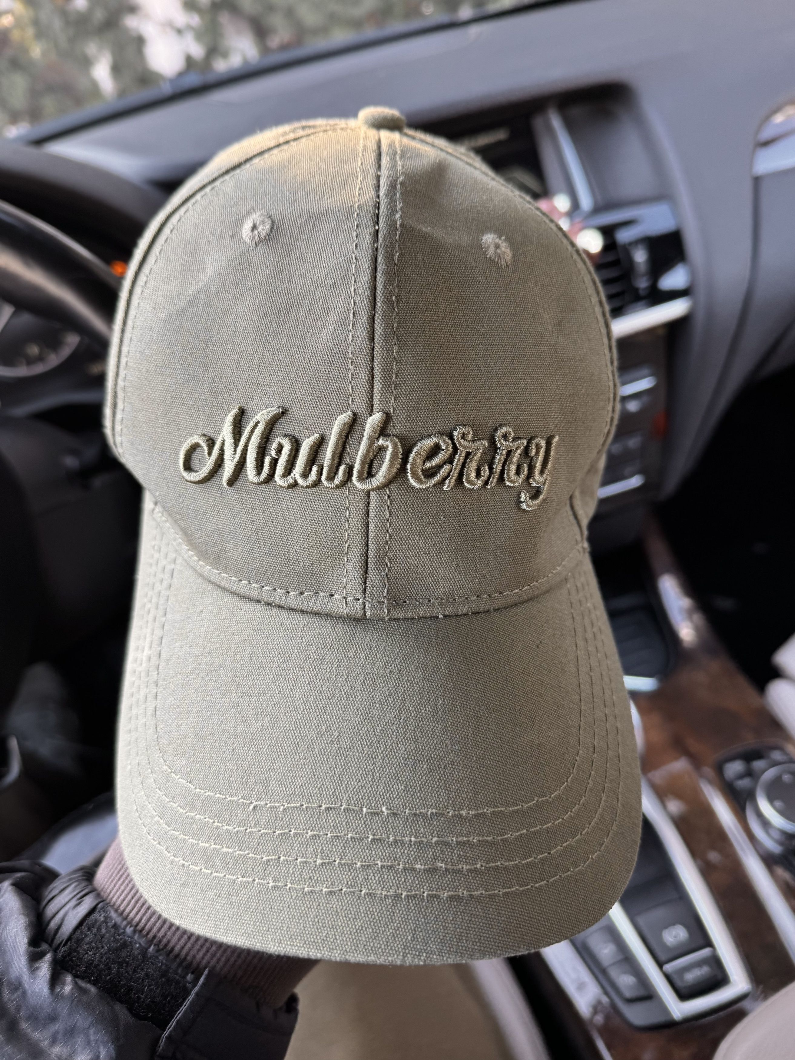 Mulberry Mulberry Embroidered Logo Baseball Cap Hat Size ONE SIZE - 11 Thumbnail