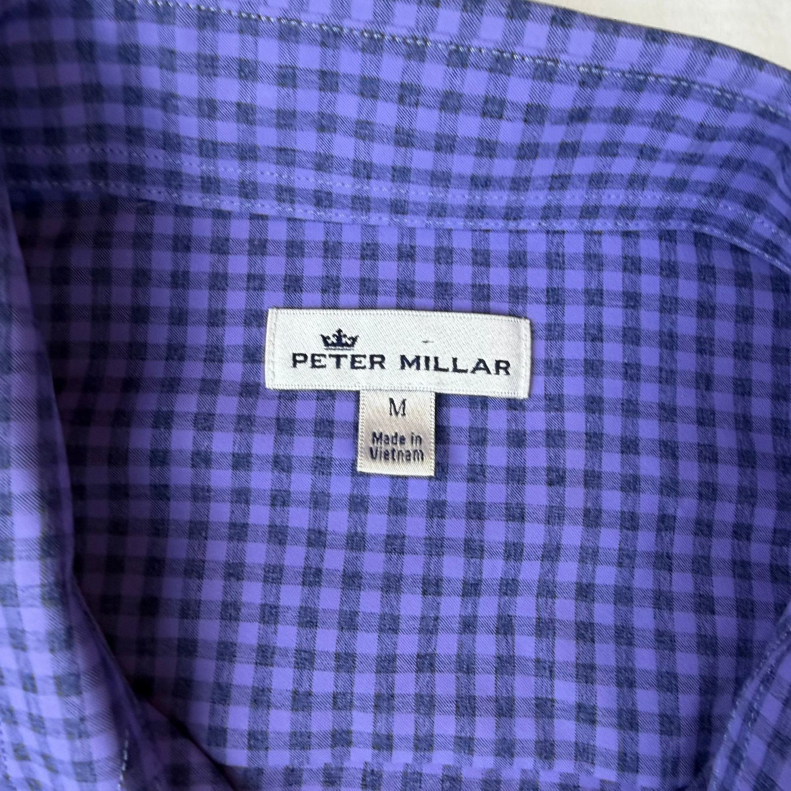 Peter Millar Peter Millar Plaid Button Down Shirt - Men's Size Medium Size US M / EU 48-50 / 2 - 3 Thumbnail