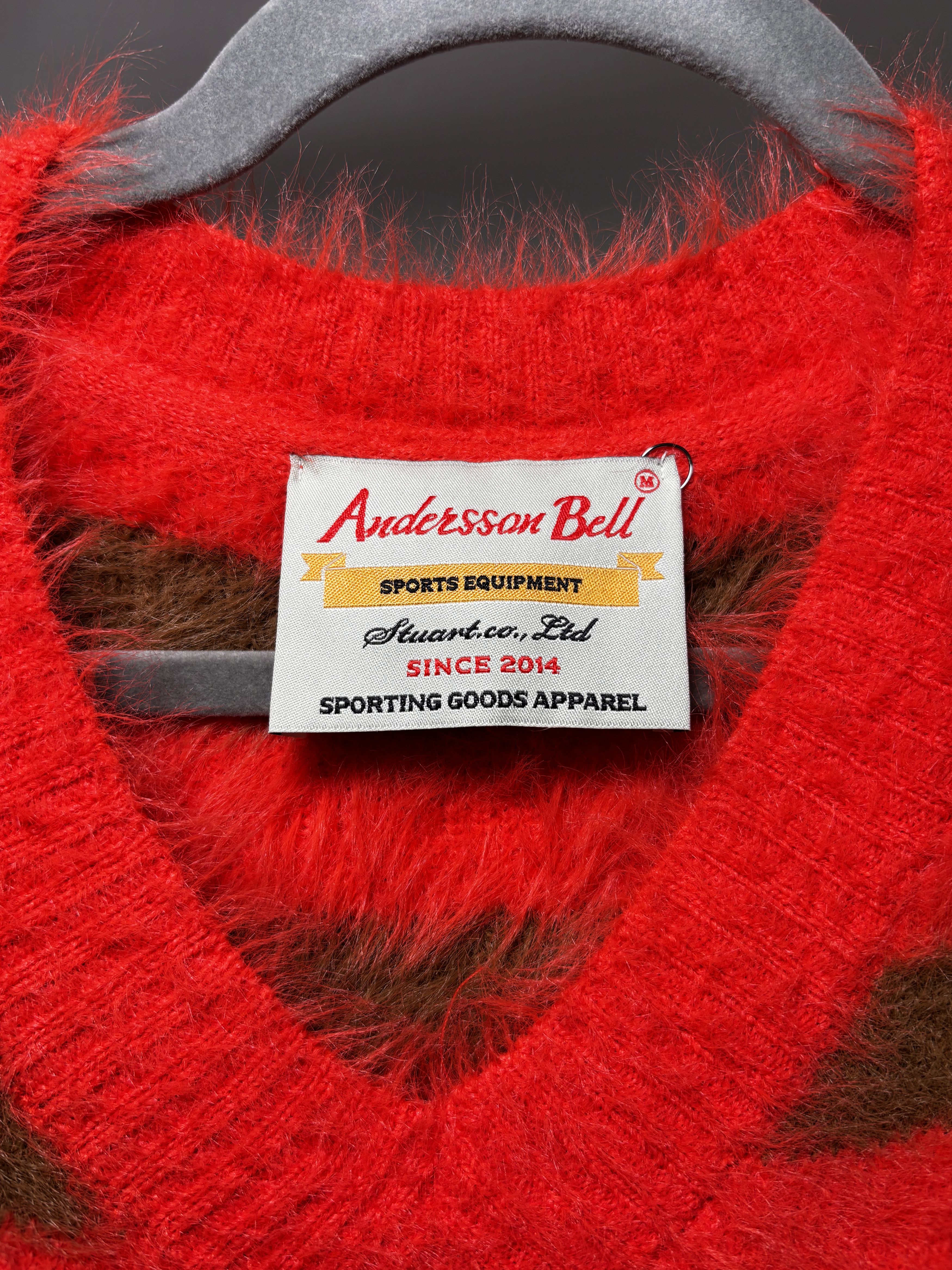 Andersson Bell ANDERSSON BELL ORANGE AND GREEN STRIPED SWEATER Size US M / EU 48-50 / 2 - 3 Thumbnail