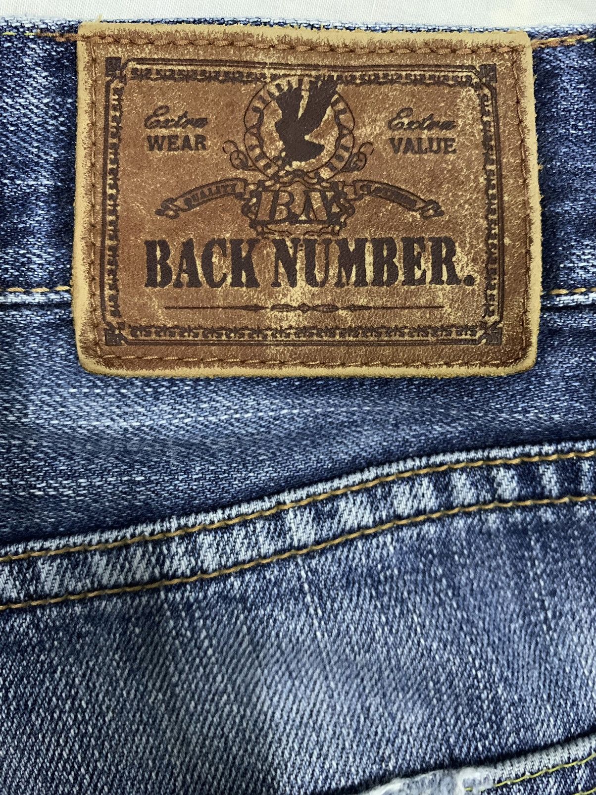 Japanese Brand Vintage Japanese Brand Slim Straight Distressed Grunge Jeans Size US 30 / EU 46 - 14 Thumbnail