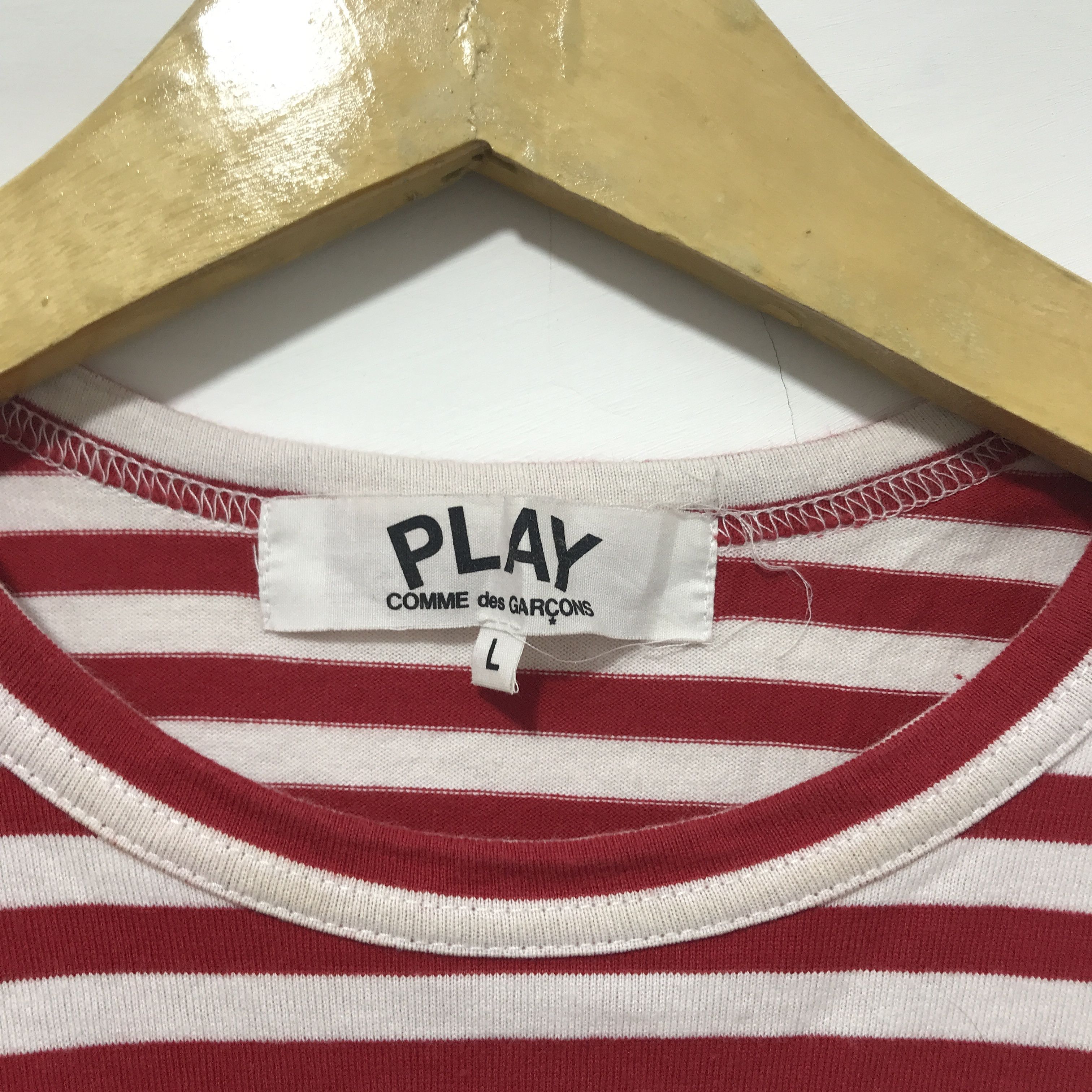 Comme des Garcons COMME DES GARCONS STRIPED LONGSLEEVE Size L / US 10 / IT 46 - 4 Thumbnail