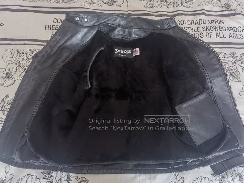 Schott Schott 641 locomotive leather jacket Size US S / EU 44-46 / 1 - 3 Thumbnail
