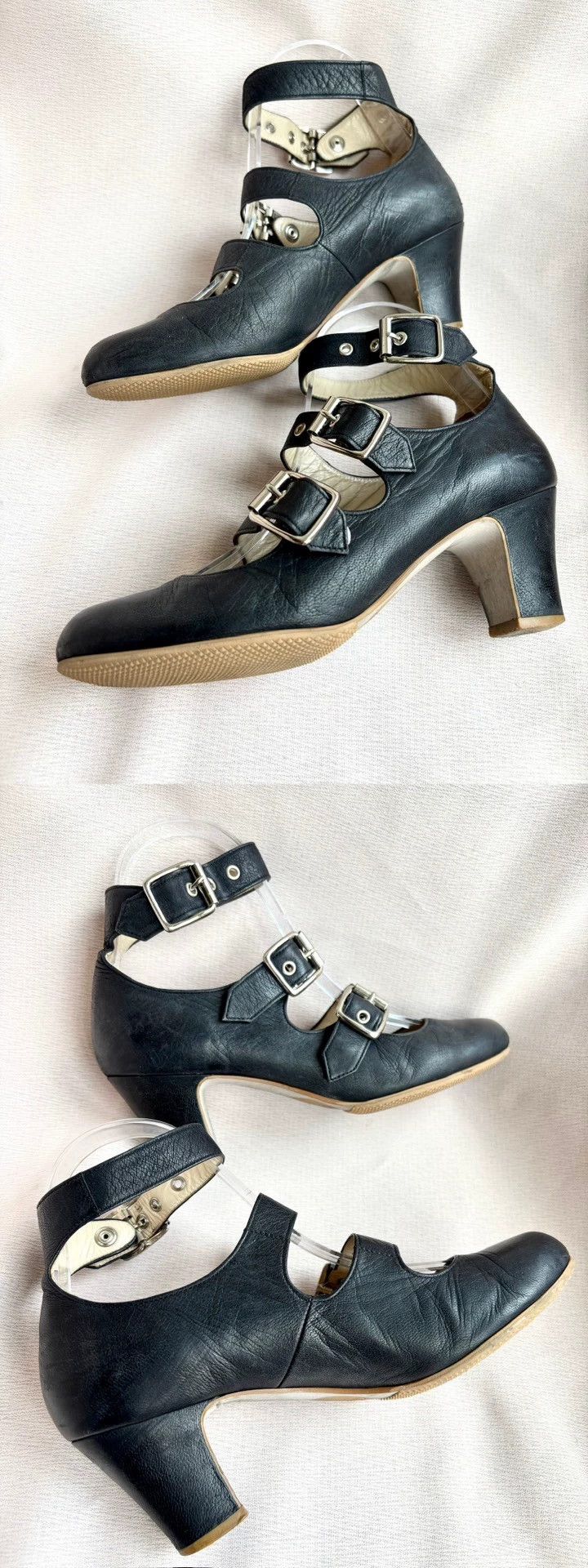 Vivienne Westwood Vivienne Westwood Black Roman Mary Jane three-toe looped l Size US 5 / IT 35 - 7 Thumbnail