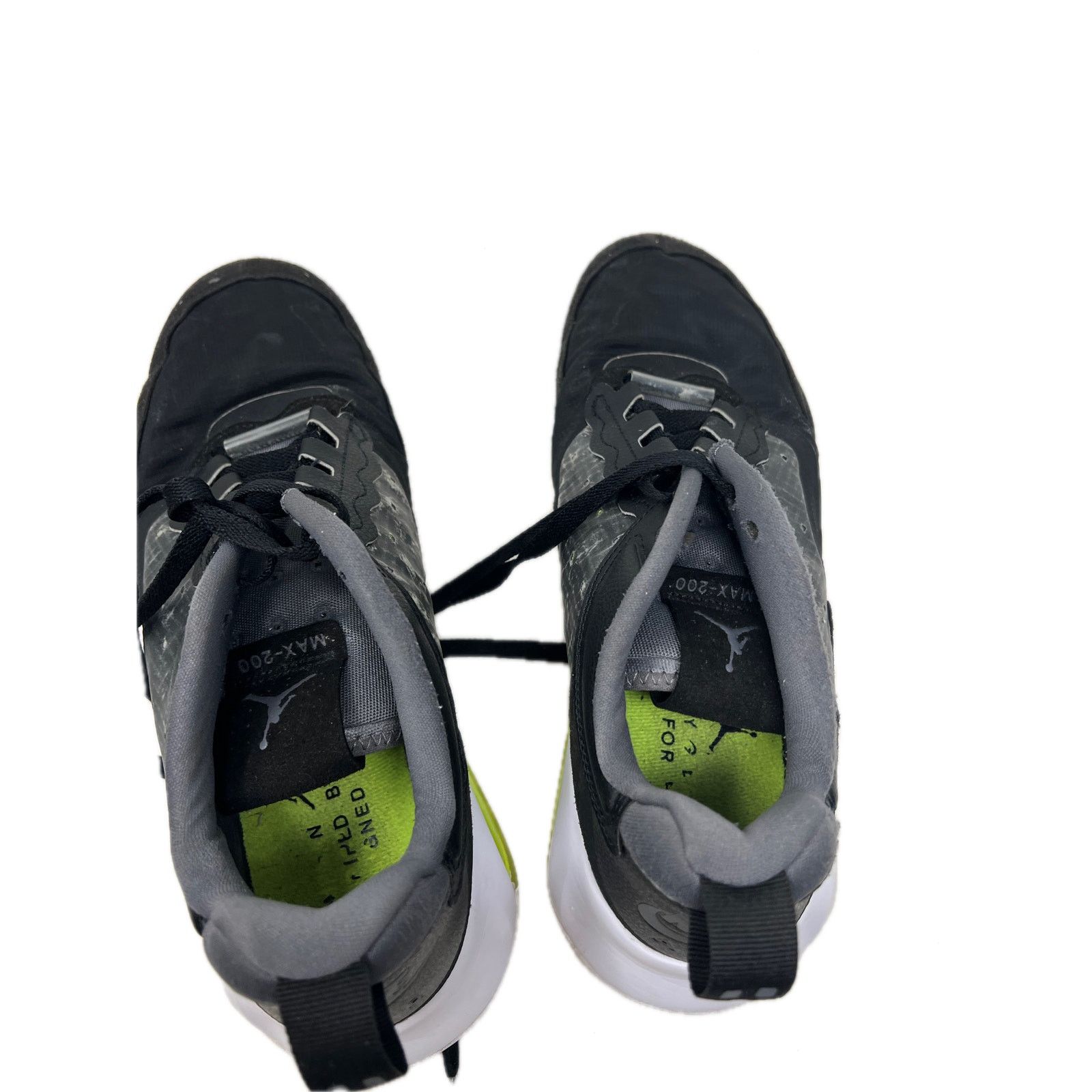 Nike Jordan Max 200 Black Volt Sneakers Mens 11 Size US 11 / EU 44 - 6 Thumbnail
