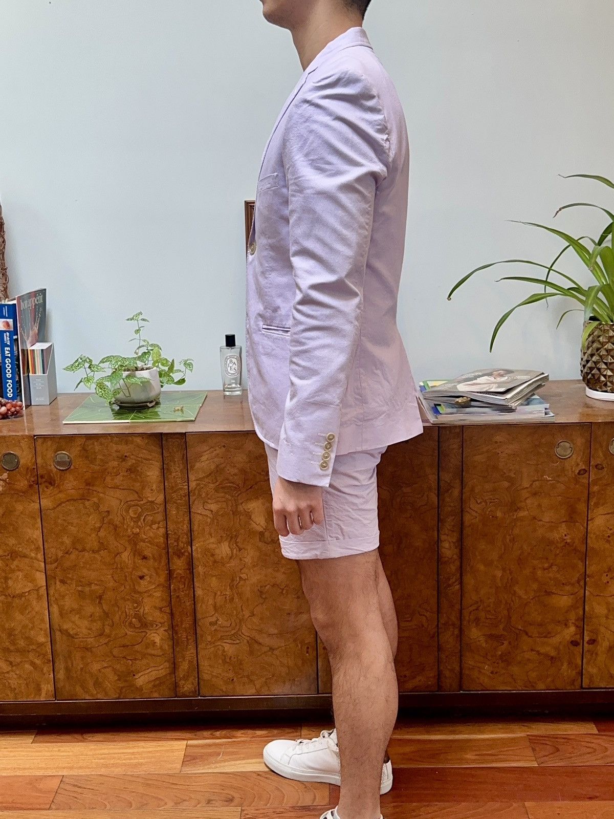 Topman Lavender Summer Short Suit SET Size 38R - 5 Thumbnail