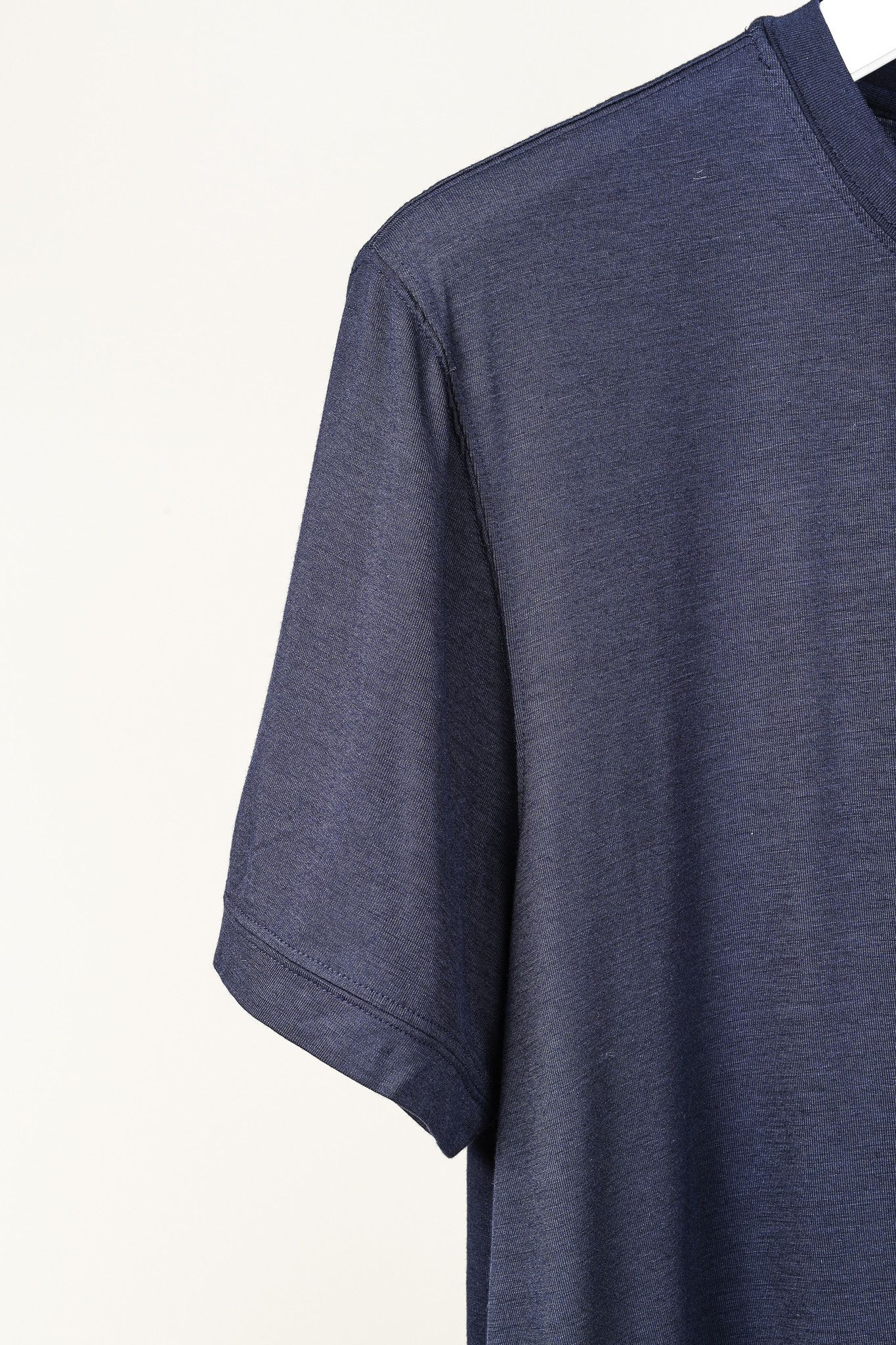 Armani Collezioni Armani Collezioni Navy Bamboo-Jersey T-Shirt Size US L / EU 52-54 / 3 - 5 Thumbnail