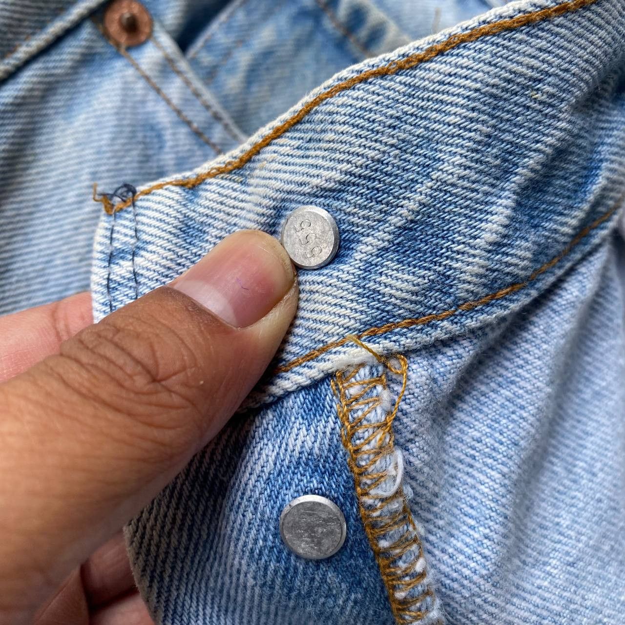 Levi's × Vintage VINTAGE 1989 LEVIS 501XXSTONEWASH DIRTY 555 BUTTON W29X32.5 Size US 29 - 10 Thumbnail