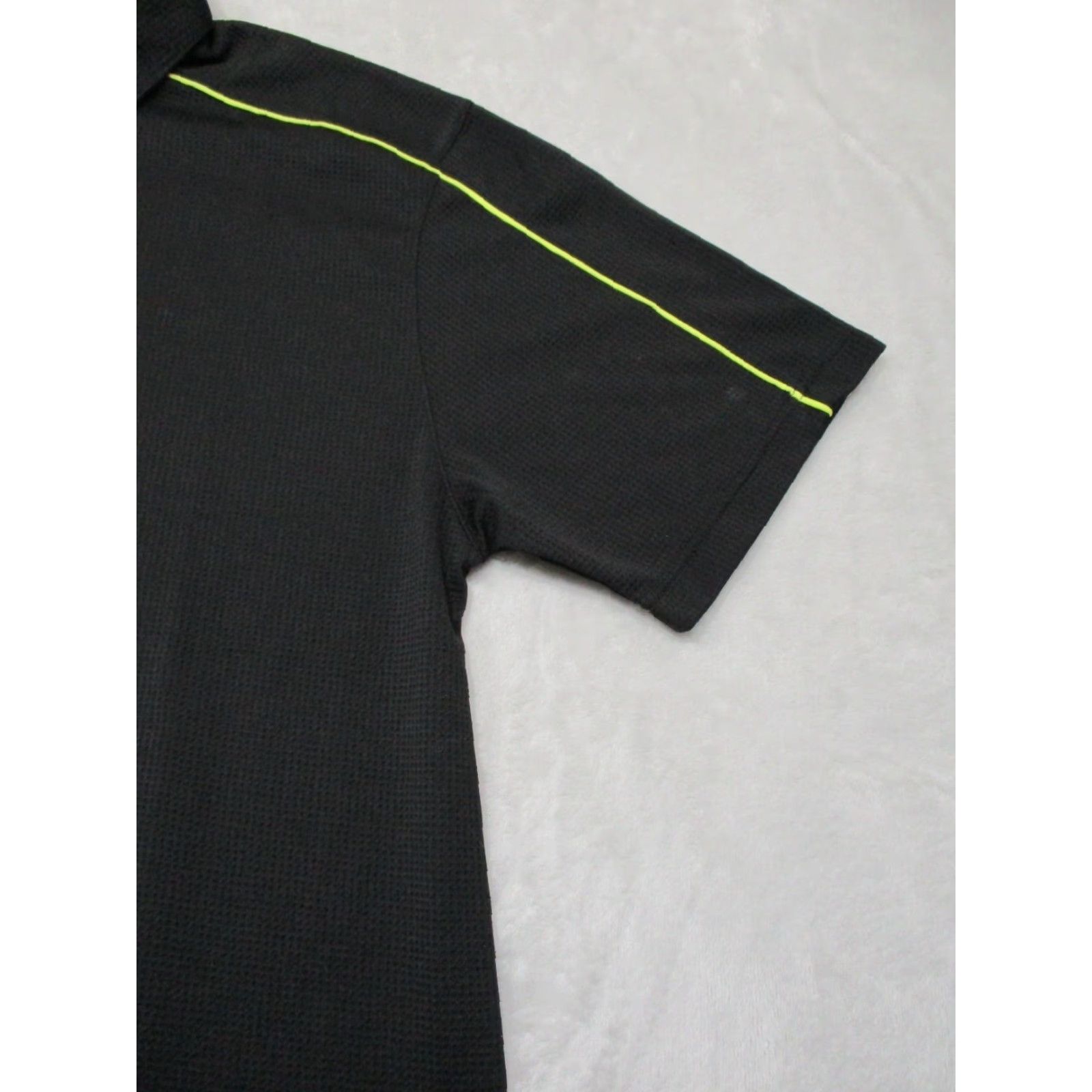 Vintage Straight Down Golf Polo Shirt Adult Medium Black Yellow Stripe Shirt Polo Minimize Extra Text Size US M / EU 48-50 / 2 - 5 Thumbnail