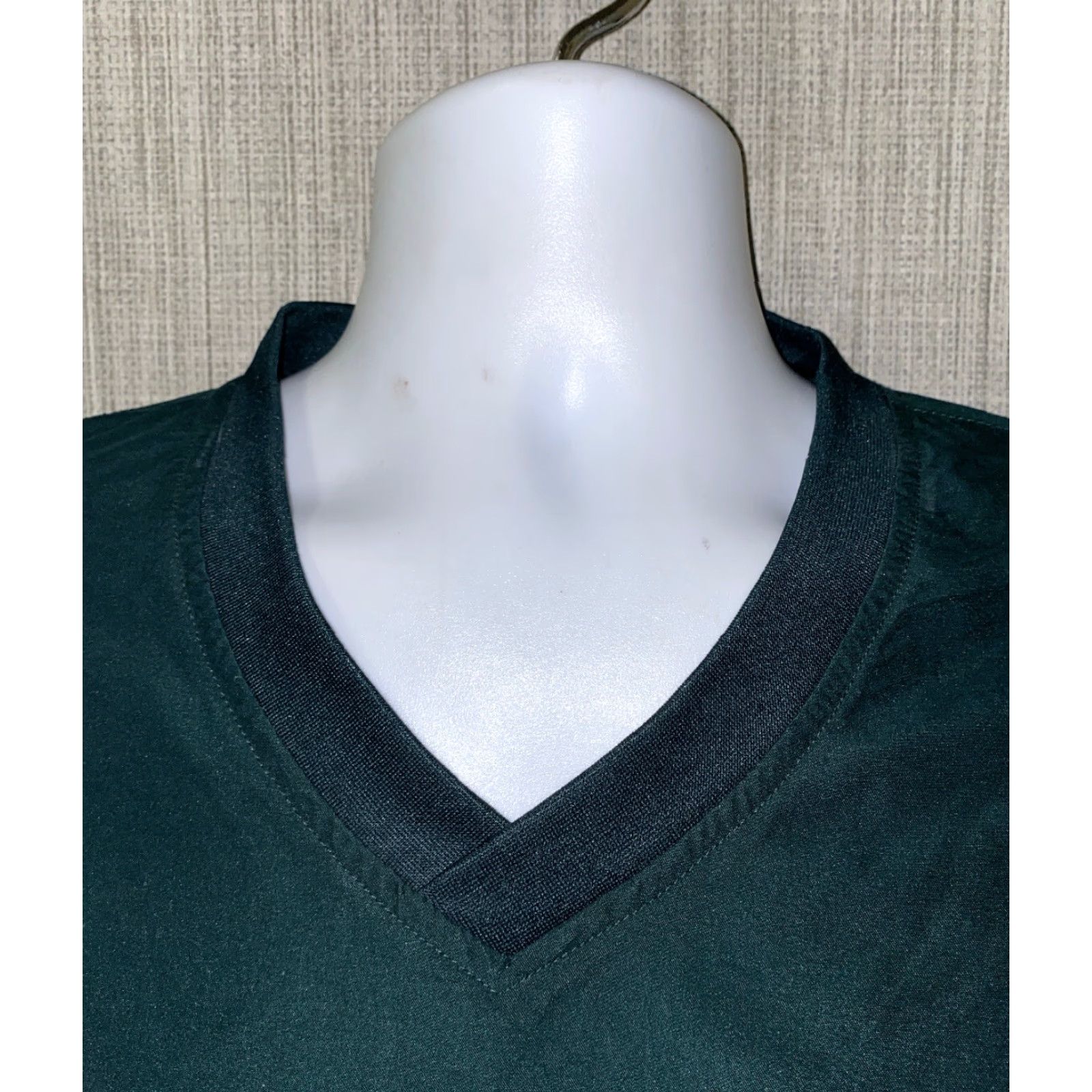 Footjoy Footjoy Bear Dance Mens Green V-Neck Lightweight Short Sleeve Pullover Jacket L Size US L / EU 52-54 / 3 - 3 Thumbnail
