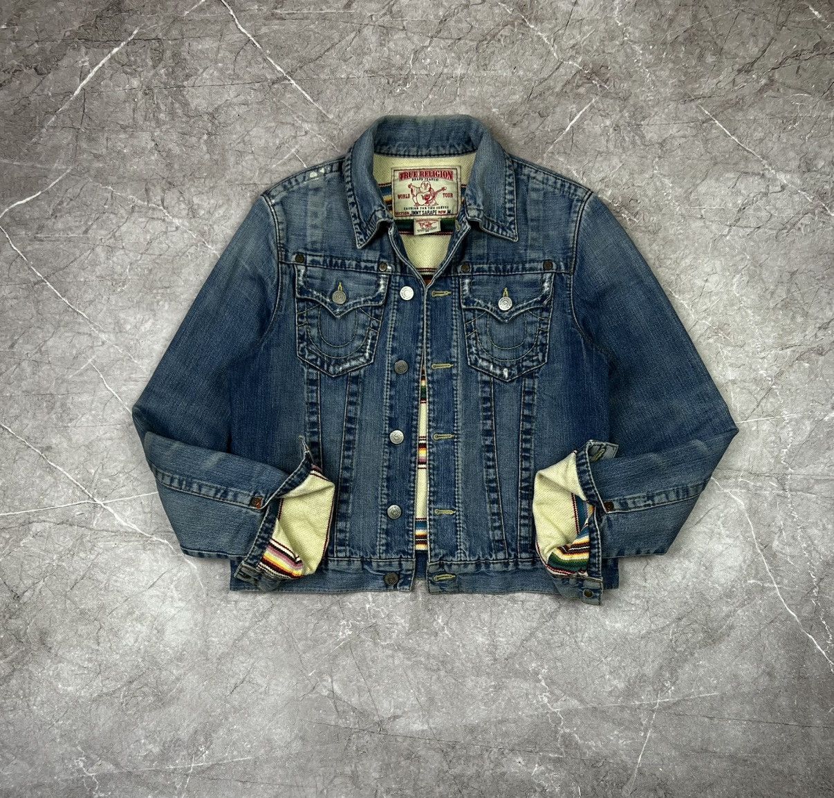 True Religion True Religion denim jeans jacket Jimmy super Size US M / EU 48-50 / 2 - 3 Thumbnail