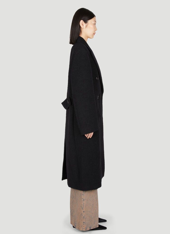 Acne Studios o1y0725 Boucle Coat in Black Size M / US 6-8 / IT 42-44 - 4 Thumbnail
