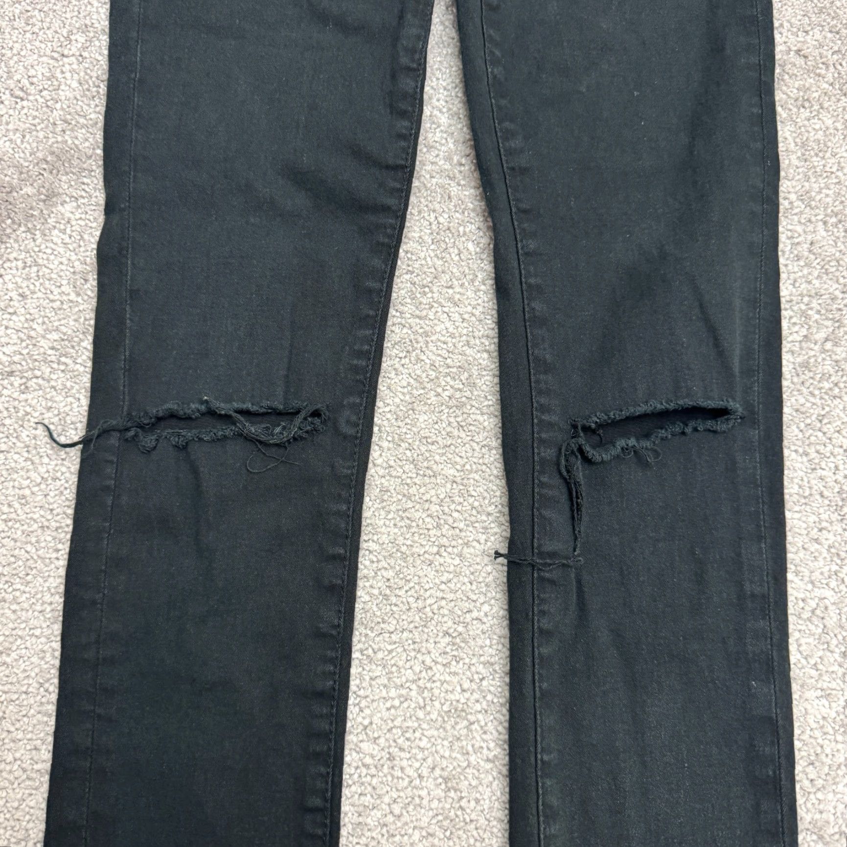 Bdg VINTAGE BDG Urban Outfitters Womens Skinny Jeans 25 Black High Rise 28 in Denim Streetwear Size 42" / US 20 - 6 Thumbnail
