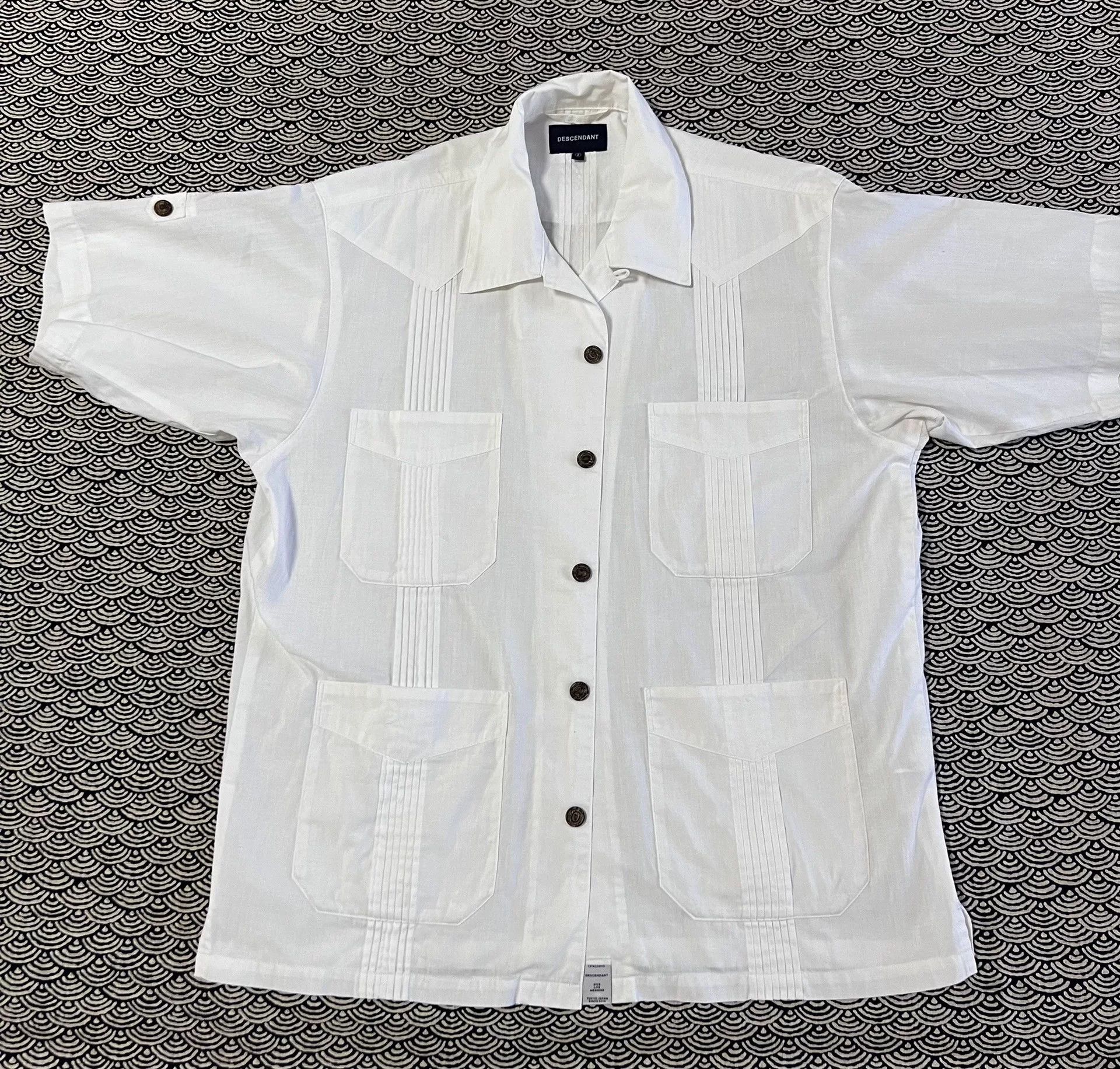 Descendant DESCENDANT White Short-Sleeve Shirt Size US M / EU 48-50 / 2 - 1 Thumbnail