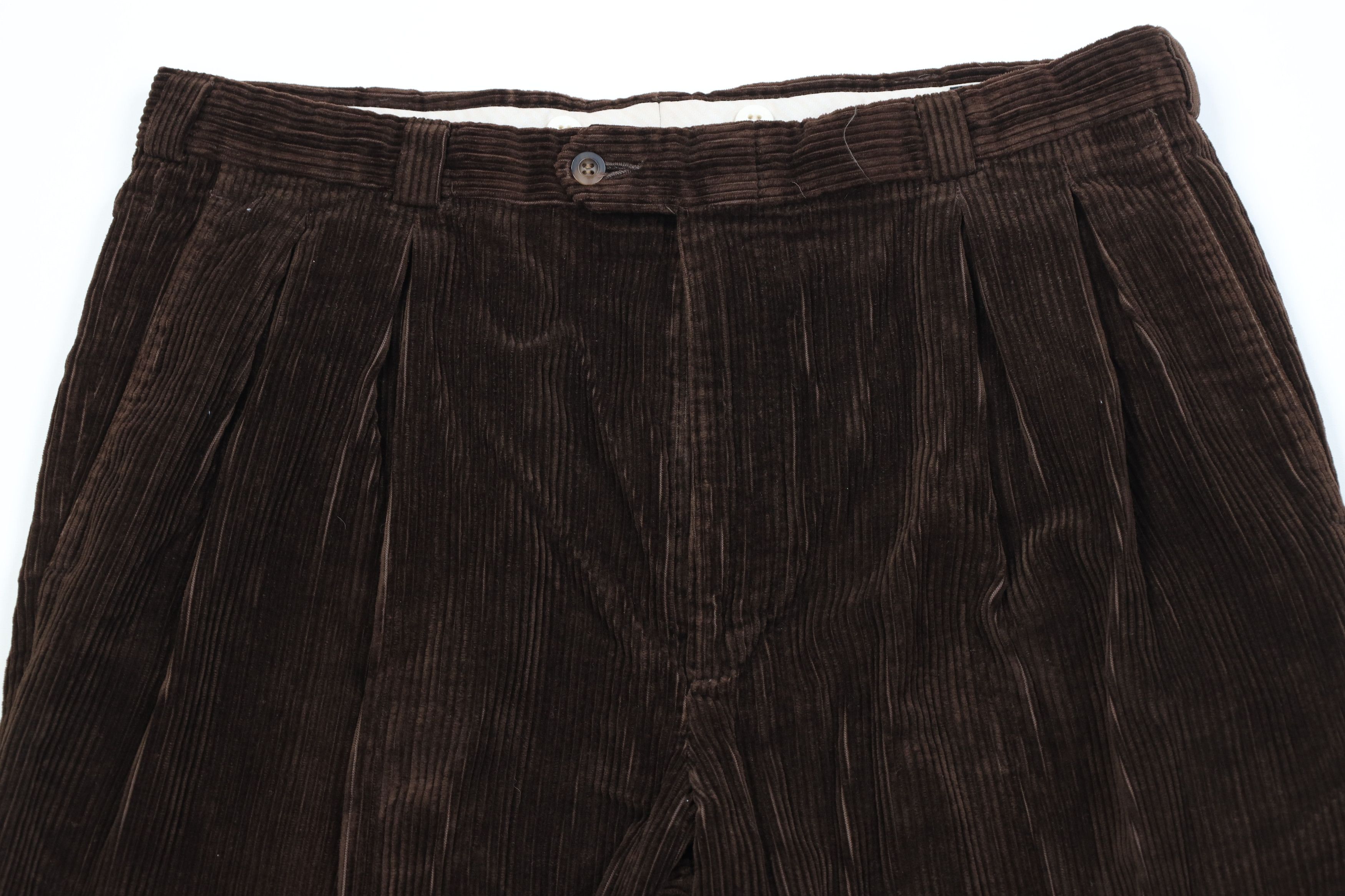 Vintage Vintage 90s Streetwear Wide Leg Corduroy Chino Pants USA Size US 38 / EU 54 - 2 Thumbnail