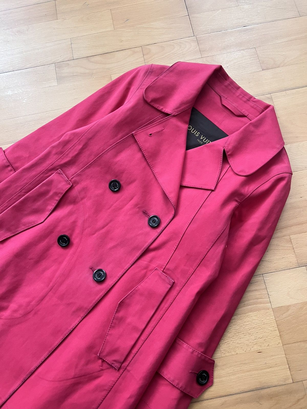 Louis Vuitton Louis Vuitton candy pink mackintosh coat Size S / US 4 / IT 40 - 2 Thumbnail