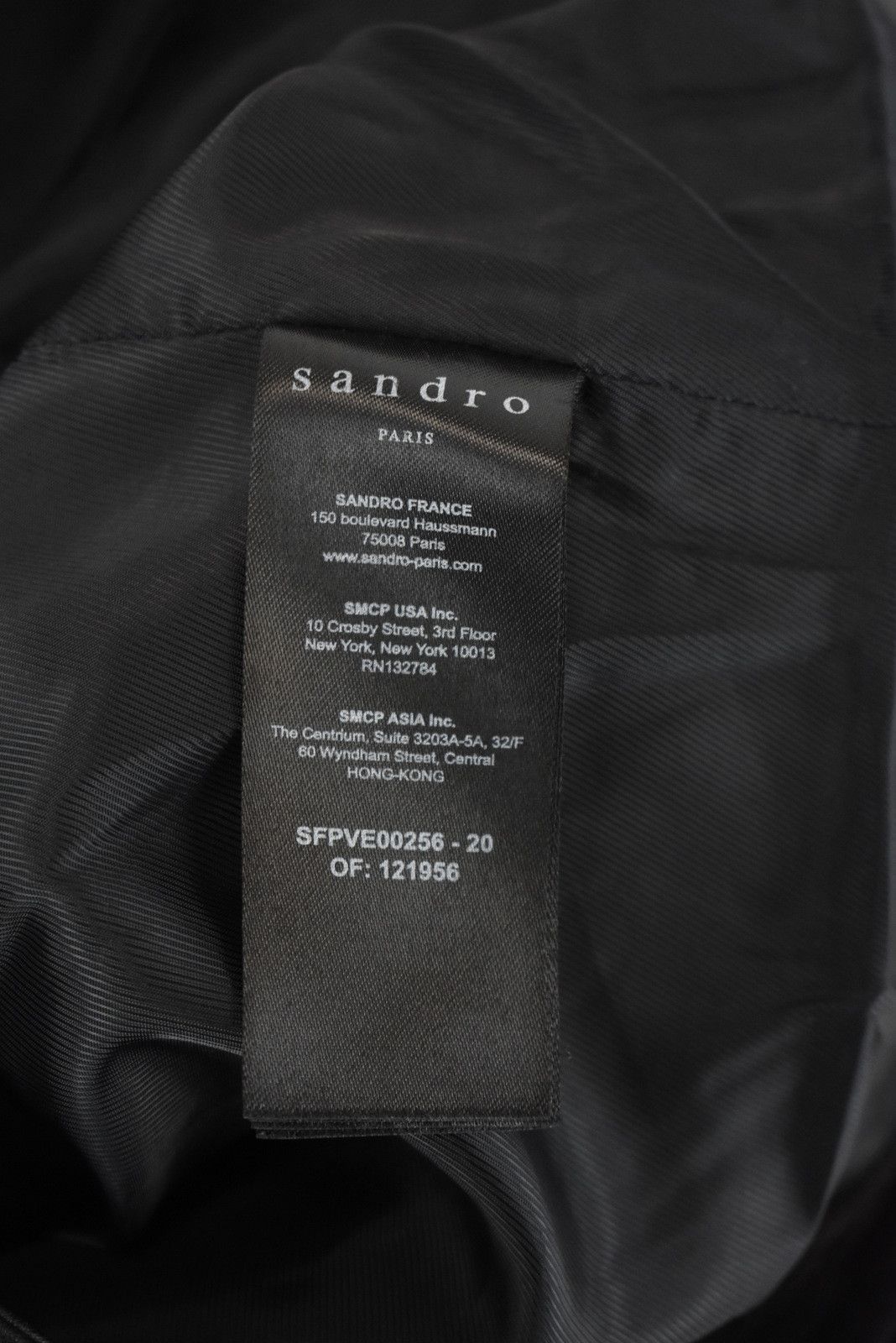 Sandro SANDRO Jacket Women's MEDIUM Lamb Leather Biker Full Zip Size M / US 6-8 / IT 42-44 - 9 Thumbnail