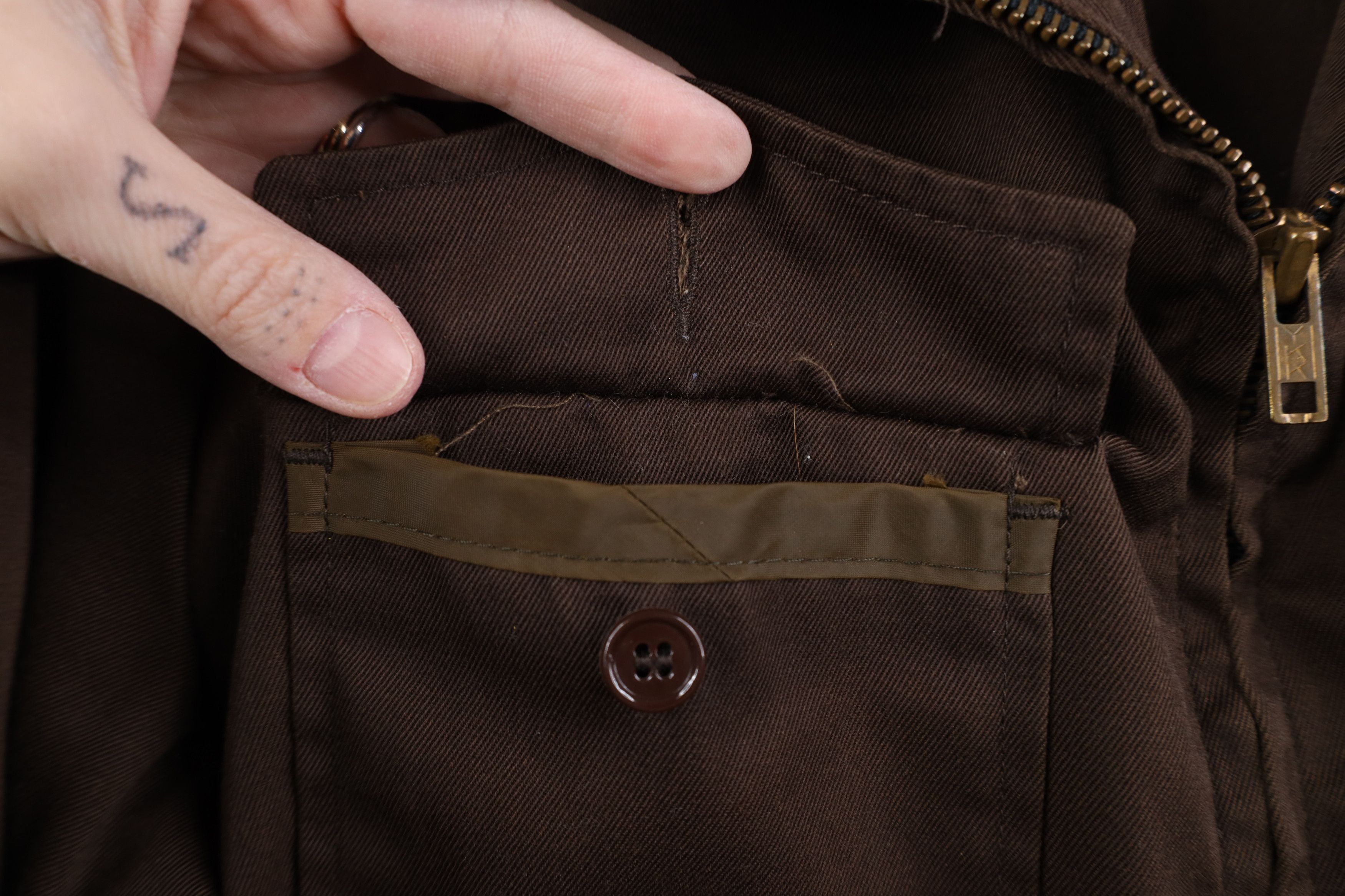 Vintage Vintage 70s Fish & Wildlife Service Button Back Twill Jacket Size M / US 6-8 / IT 42-44 - 7 Thumbnail