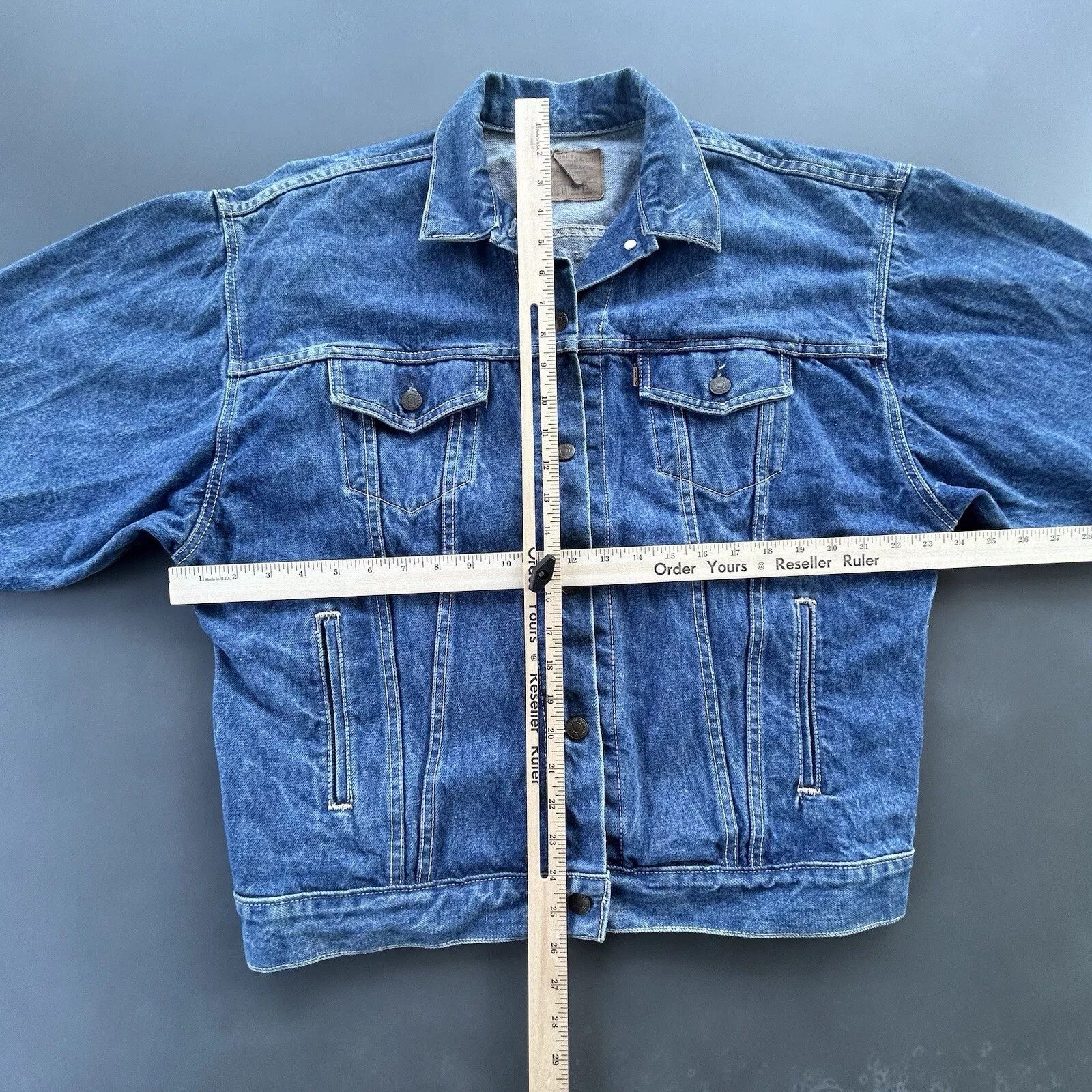 Levi's Vintage Levis Denim Jacket Mens Large Trucker Size US L / EU 52-54 / 3 - 2 Thumbnail