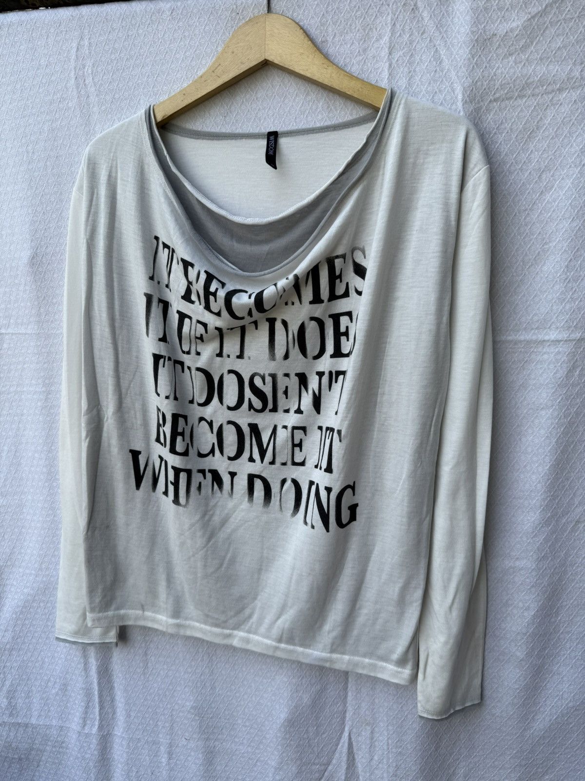 Hysteric Glamour Double Layer Wisdom Poem Vkei Longsleeve Size US M / EU 48-50 / 2 - 5 Thumbnail