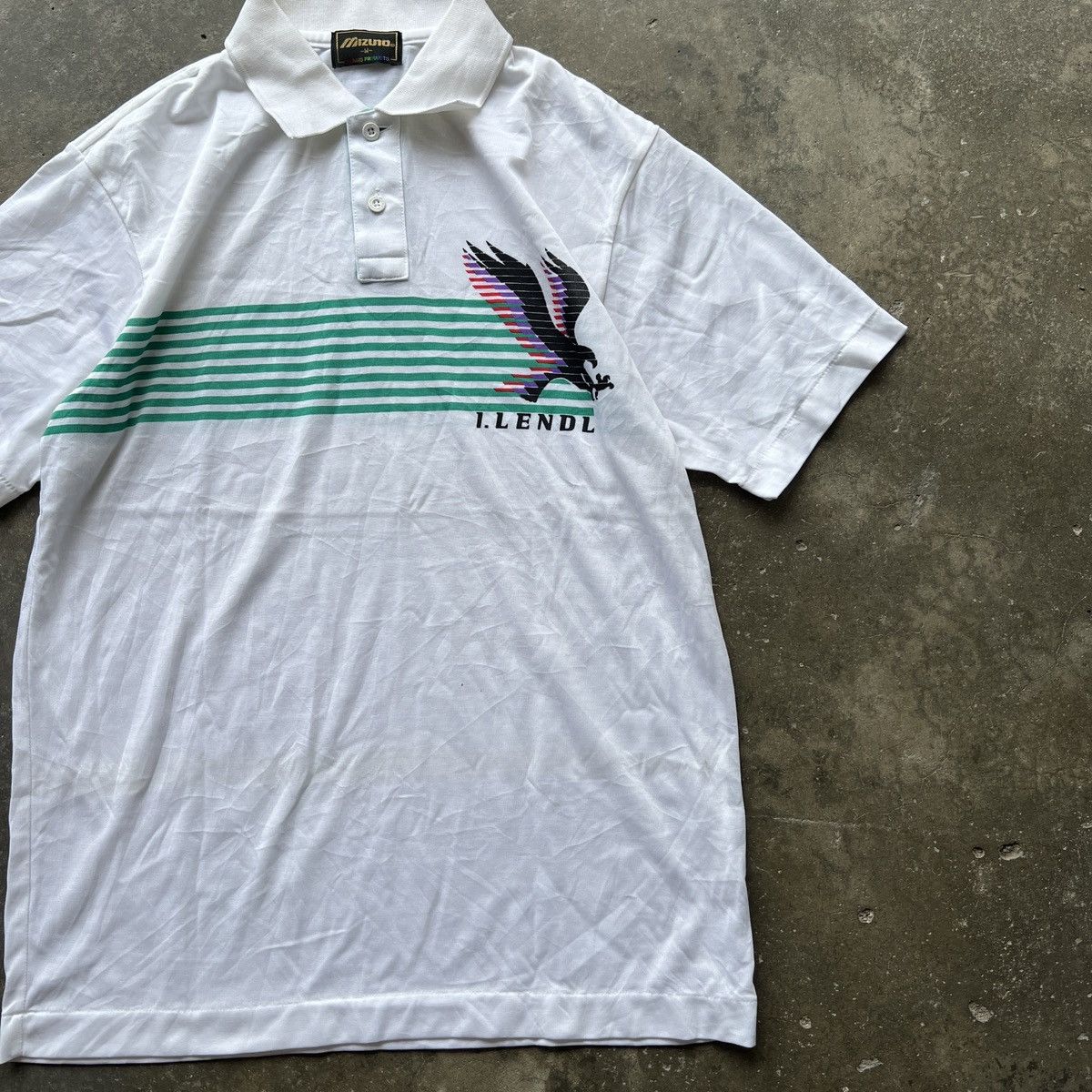 Mizuno 🔥 Rare Vintage Ivan Lendl Mizuno Polos Size US M / EU 48-50 / 2 - 6 Thumbnail