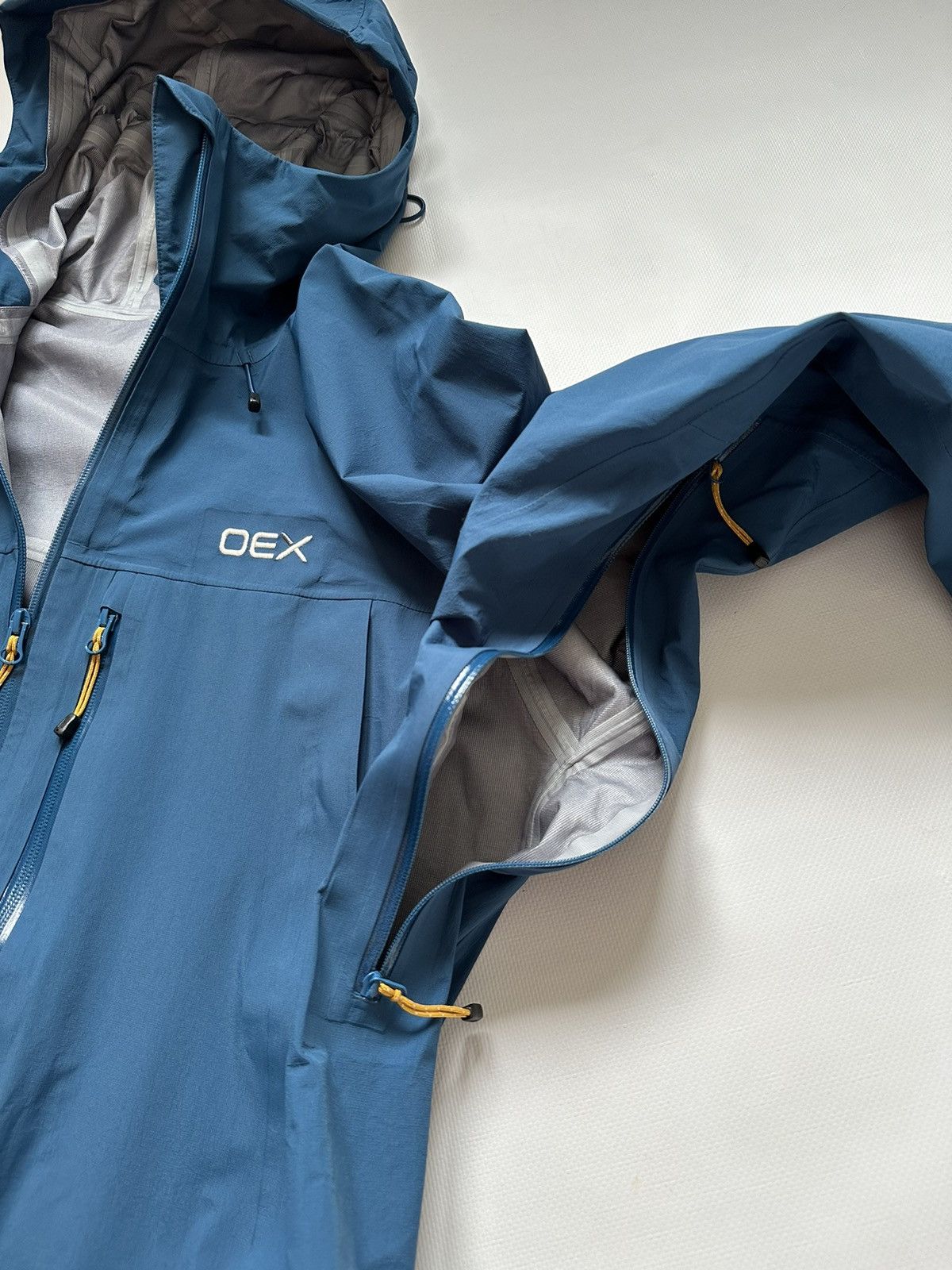 Arc'teryx Oex Jacket Mens Blue Windbreaker Waterproof Rain Hiking XL Size US XL / EU 56 / 4 - 9 Thumbnail
