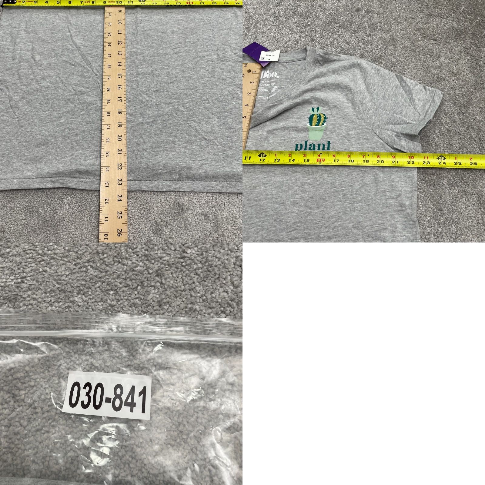 Vintage Doe Basic Graphic T-Shirt Womens XL Gray 100% Cotton Crew Neck Casual Tee NWT Size XL / US 12-14 / IT 48-50 - 8 Thumbnail