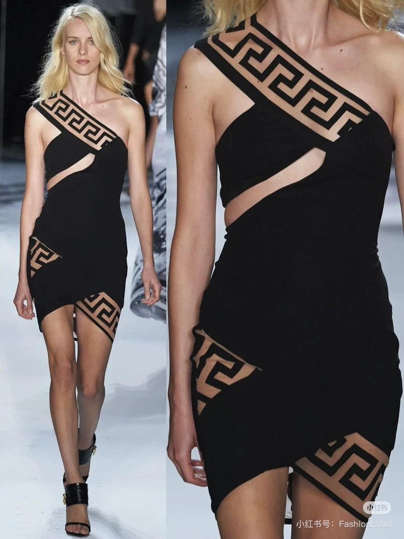 Versace Versace Paperback cut-out mesh dress Size M / US 6-8 / IT 42-44 - 1 Thumbnail