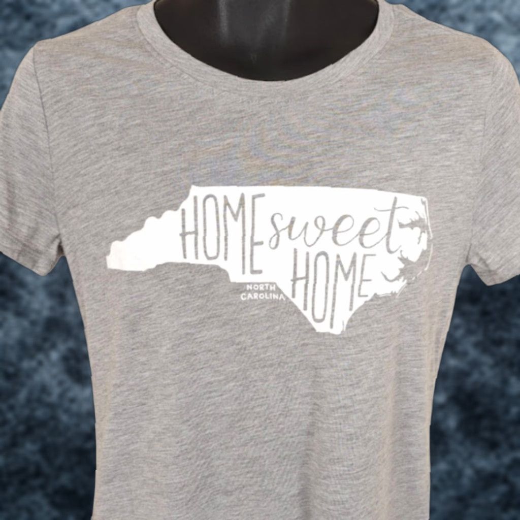 Vintage **Gold Rush North Carolina Women's Small Gray Home Sweet Home Tee** User: Gold Rush North Carolina Women's Small Gray Home Sweet Home Tee Size S / US 4 / IT 40 - 1 Thumbnail