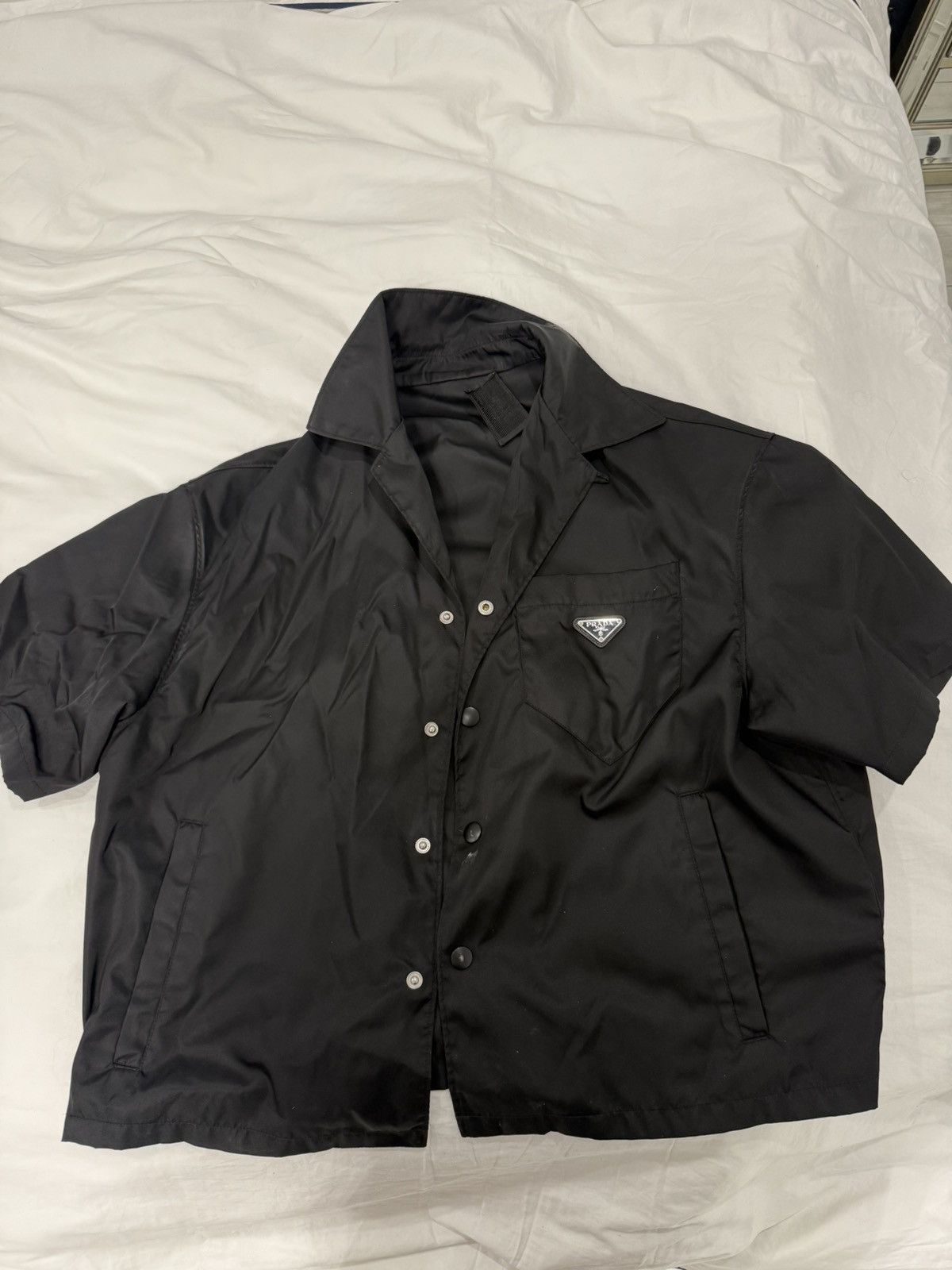 Prada Prada Re-Nylon Short-Sleeved Shirt Size US M / EU 48-50 / 2 - 1 Thumbnail
