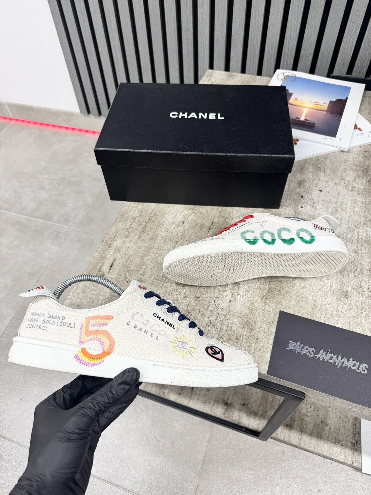 Chanel Chanel x Pharrell Williams G34877 Trainer In White RRP £2500 Size US 8.5 / EU 41-42 - 1 Thumbnail