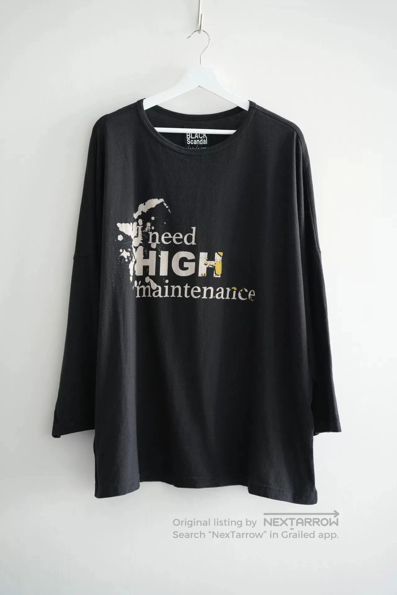 Yohji Yamamoto black long sleeve tee by yohji yamamoto. Size US M / EU 48-50 / 2 - 1 Thumbnail