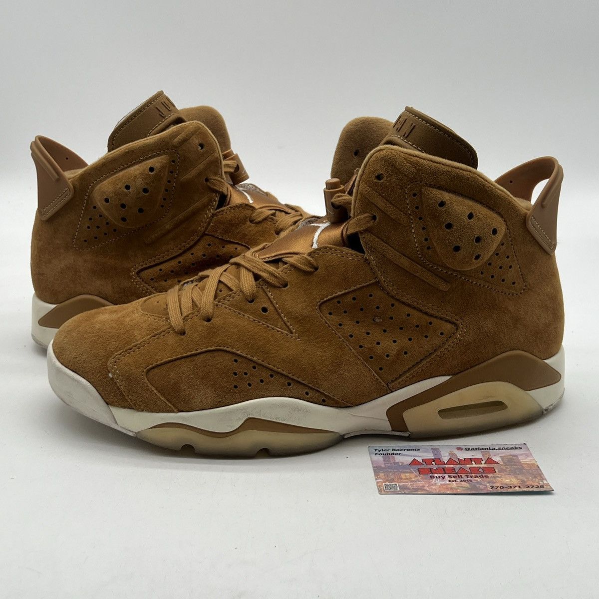 Jordan Brand Air Jordan 6 wheat Size US 11.5 / EU 44-45 - 1 Thumbnail