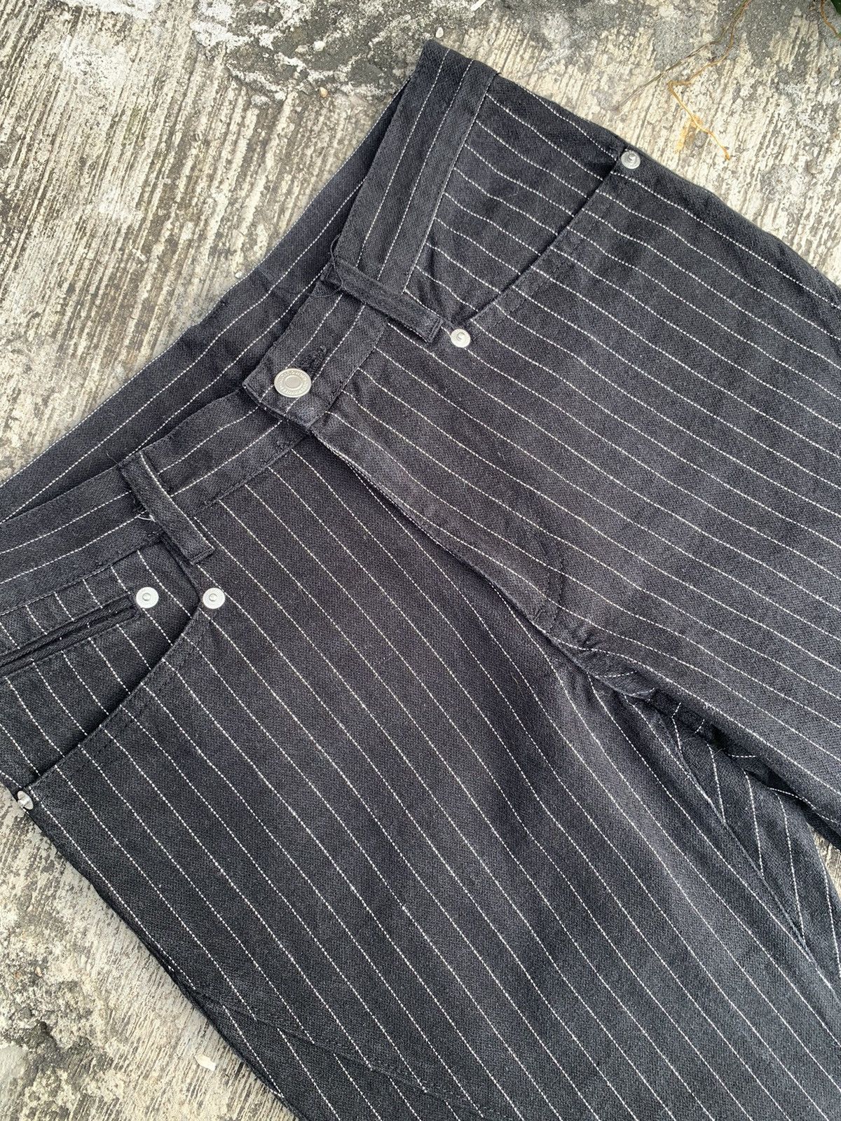 If Six Was Nine × Le Grande Bleu (L.G.B.) × Tornado Mart Flare Asm atelier sab men stripe bootcut jeans Size US 30 / EU 46 - 8 Thumbnail
