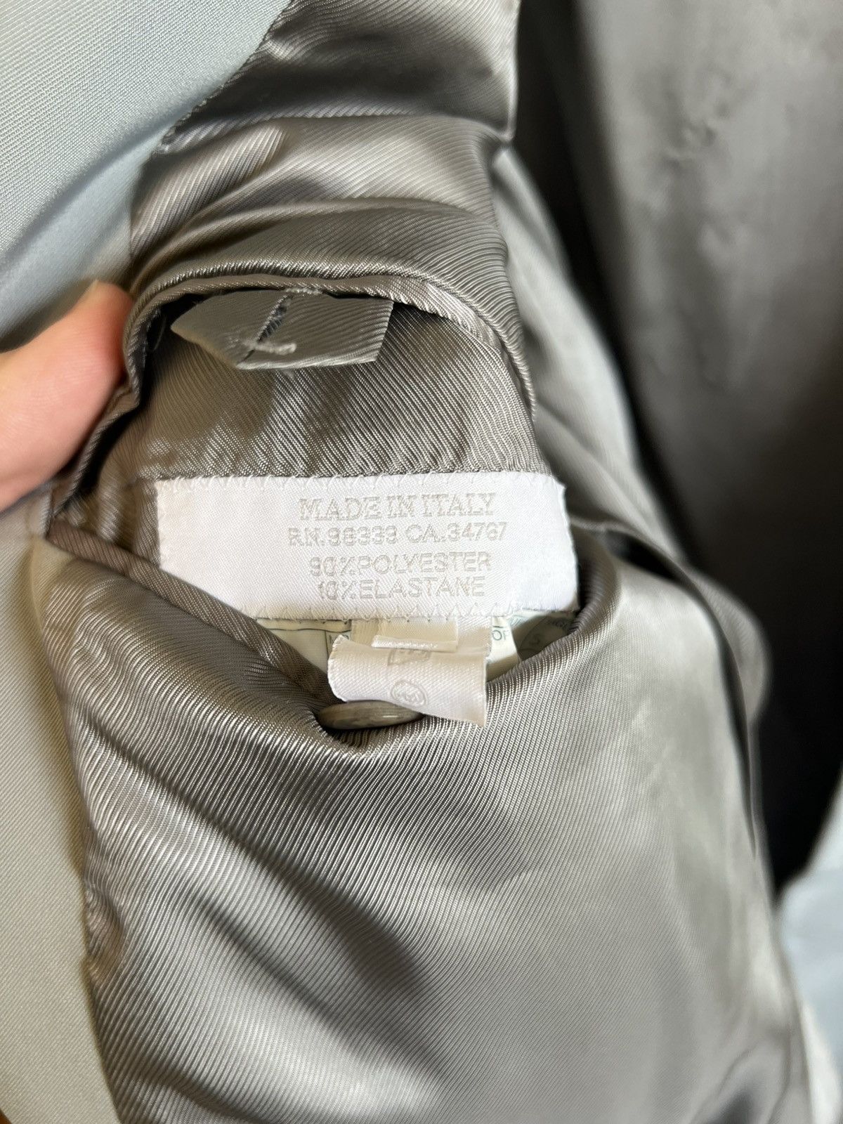 Prada FW2001 Prada Sport Nylon Grey Runway Blazer Rayon Medium Size 50R - 6 Thumbnail