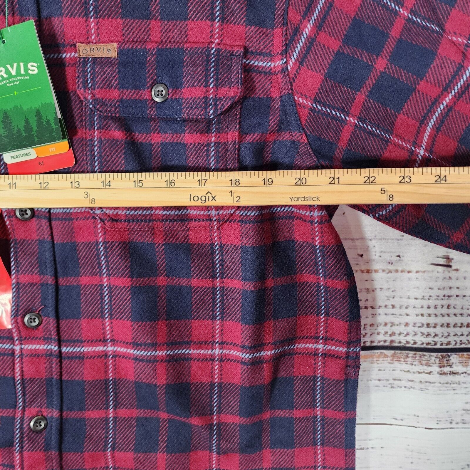 Orvis Orvis Heavy Weight Flannel Mens Sz M Plaid Shirt Jacket NWT Size US M / EU 48-50 / 2 - 9 Thumbnail