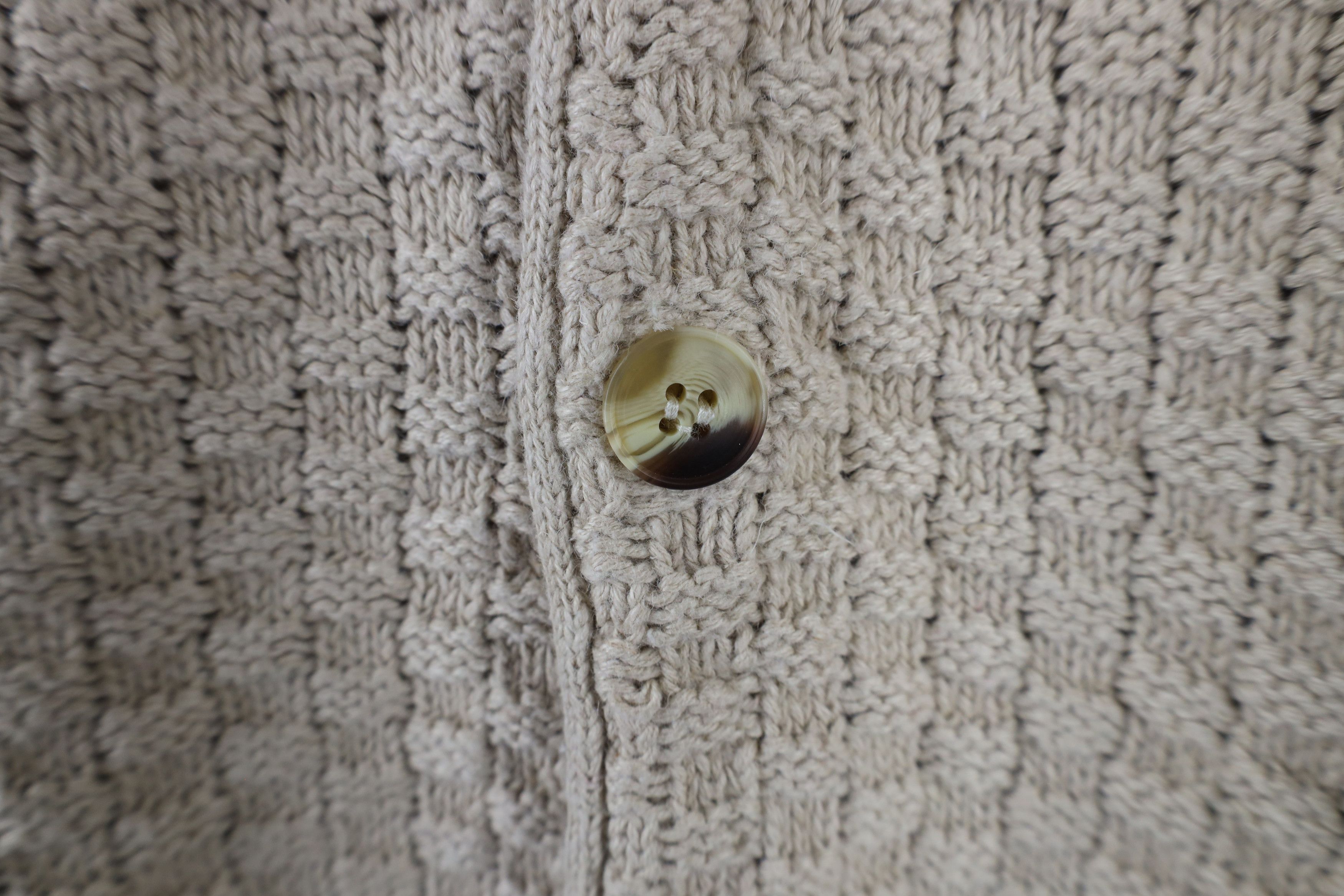 Vintage Vintage 90s Streetwear Hemp Blend Cross Weave Sweater Vest Size US L / EU 52-54 / 3 - 4 Thumbnail