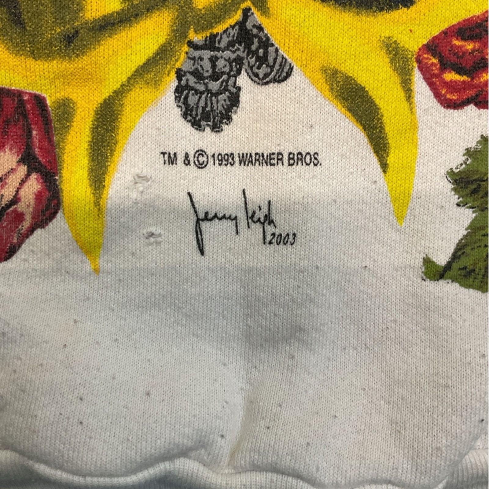 Vintage 2003 Jerry Leigh "Looney Tunes" Sweatshirt Size US S / EU 44-46 / 1 - 6 Thumbnail