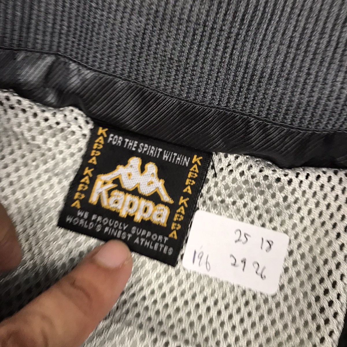 Kappa × Vintage 2000s Kappa Gray Zipper Light Jacket Size US L / EU 52-54 / 3 - 11 Thumbnail