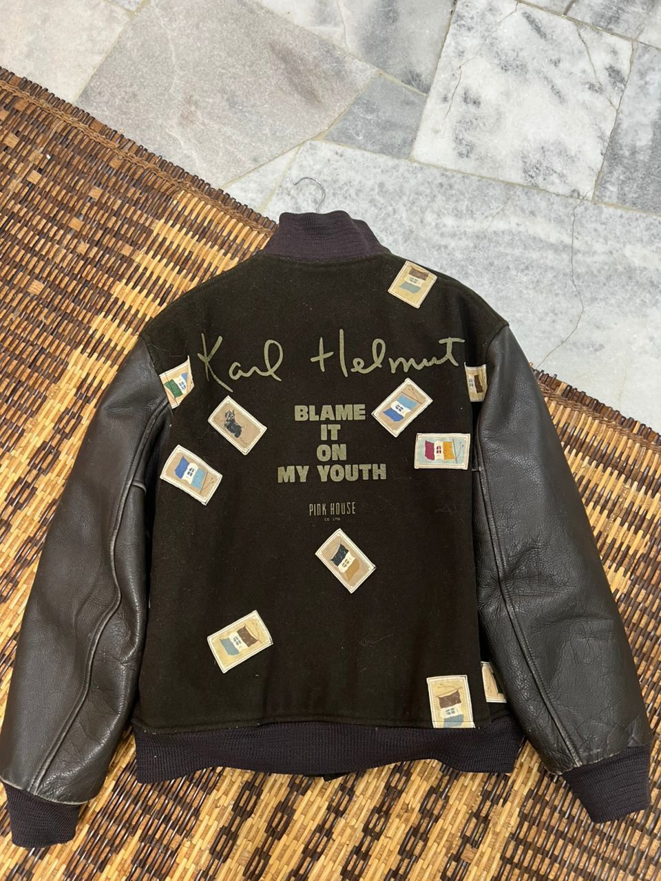 Karl Helmut Vintage Karl Helmut Varsity Jacket Size US XL / EU 56 / 4 - 1 Thumbnail