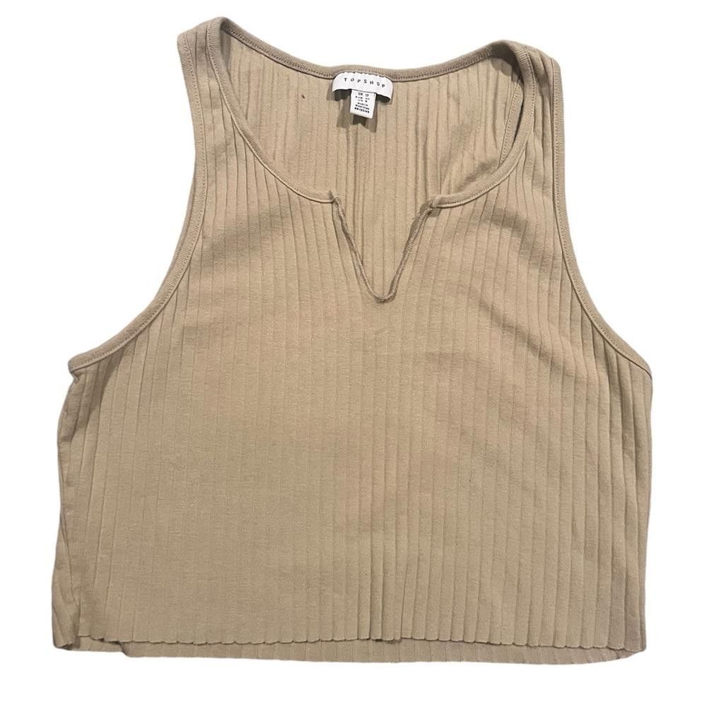 Topshop Topshop V neck crop top size 8 Size M / US 6-8 / IT 42-44 - 1 Thumbnail
