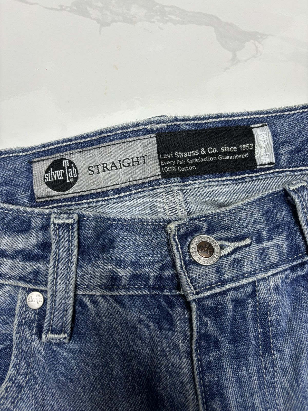 Levi's Vintage Levis SilverTab Blue Denim Jeans Size US 31 - 9 Thumbnail